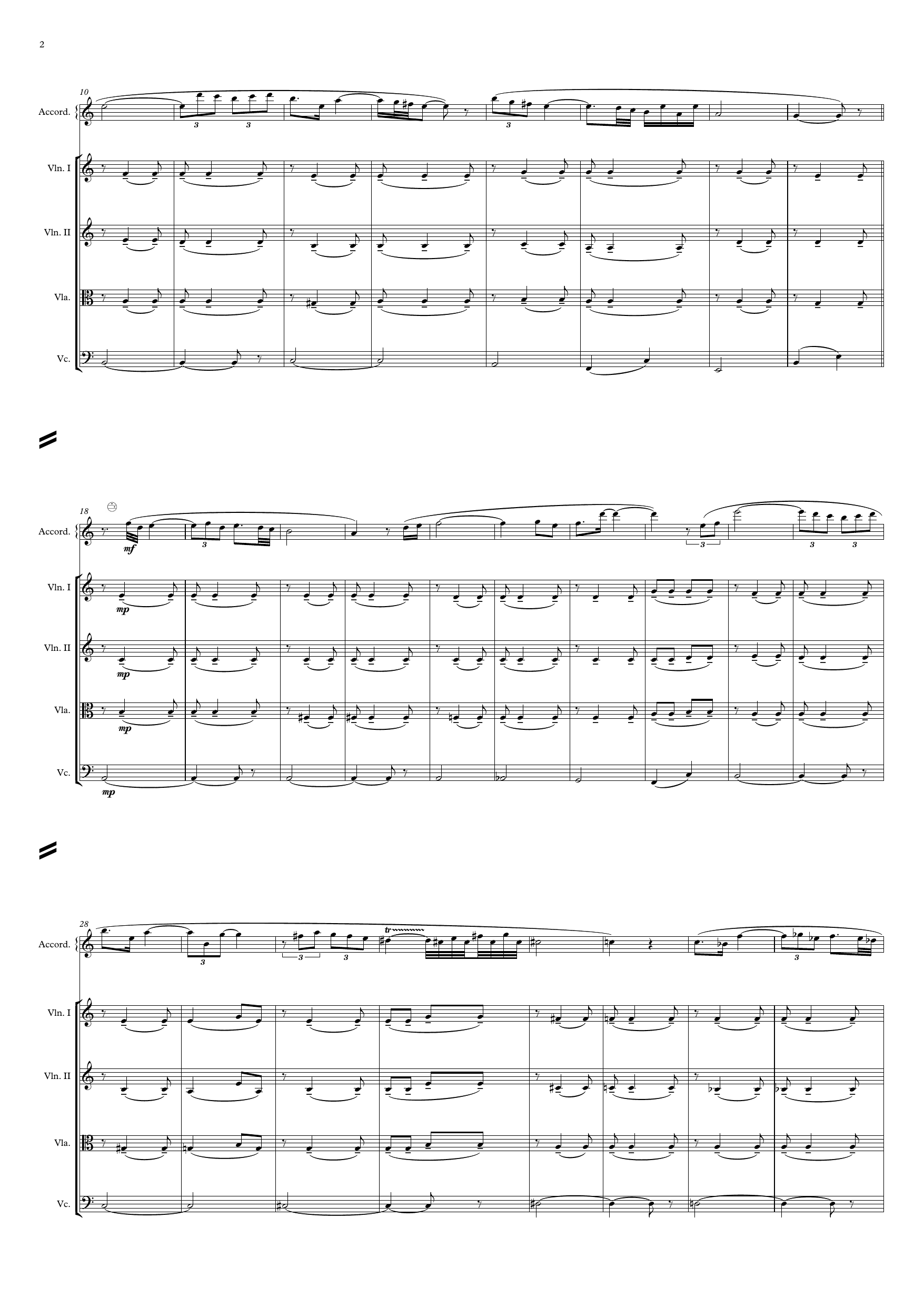 Camino del sur - For accordion and orchestra - Bilde 6