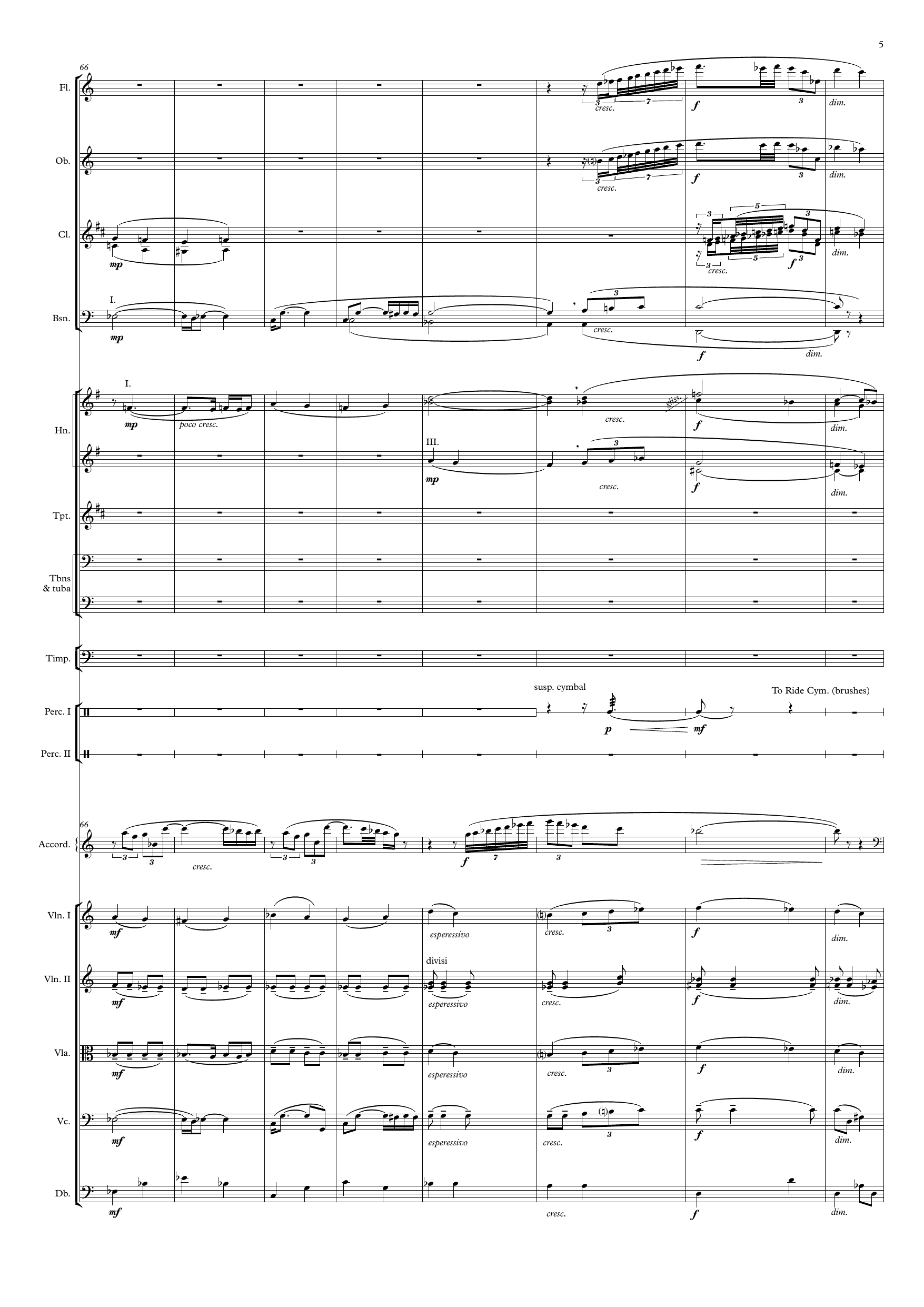 Camino del sur - For accordion and orchestra - Bilde 9
