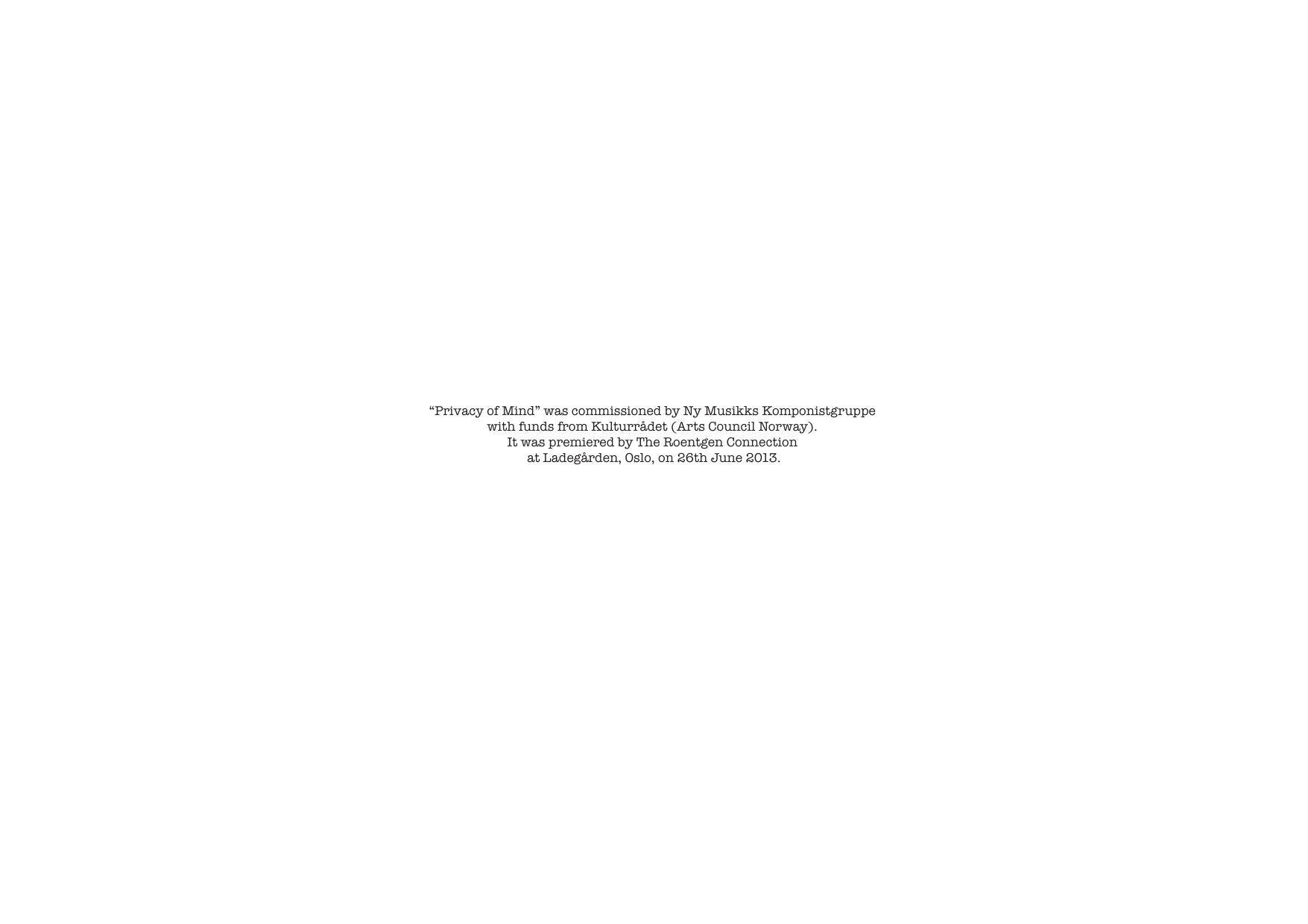 privacy of mind - for bass flute, percussion, and harpsichord - Image 2