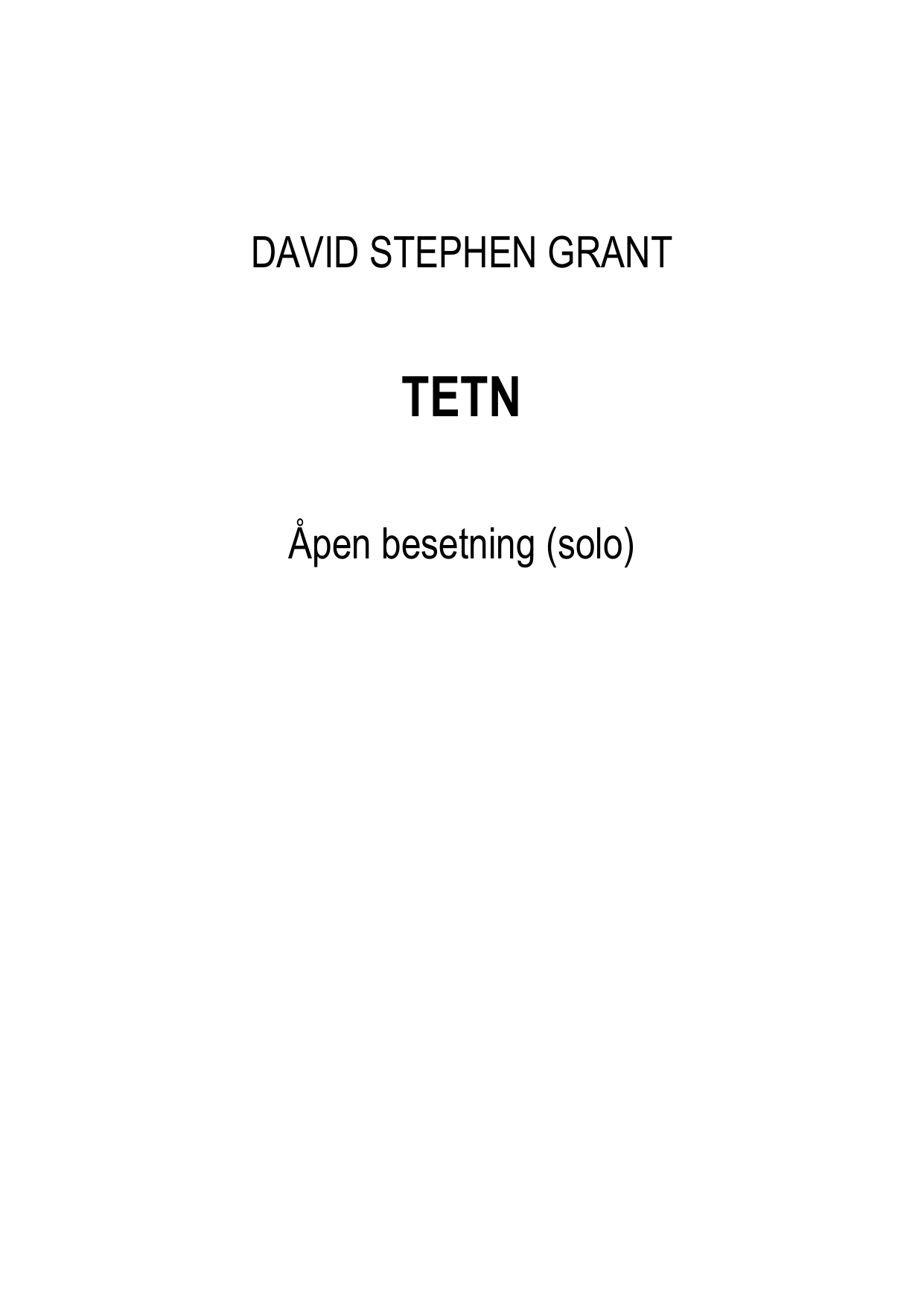 TETN - For any (musical) instrument