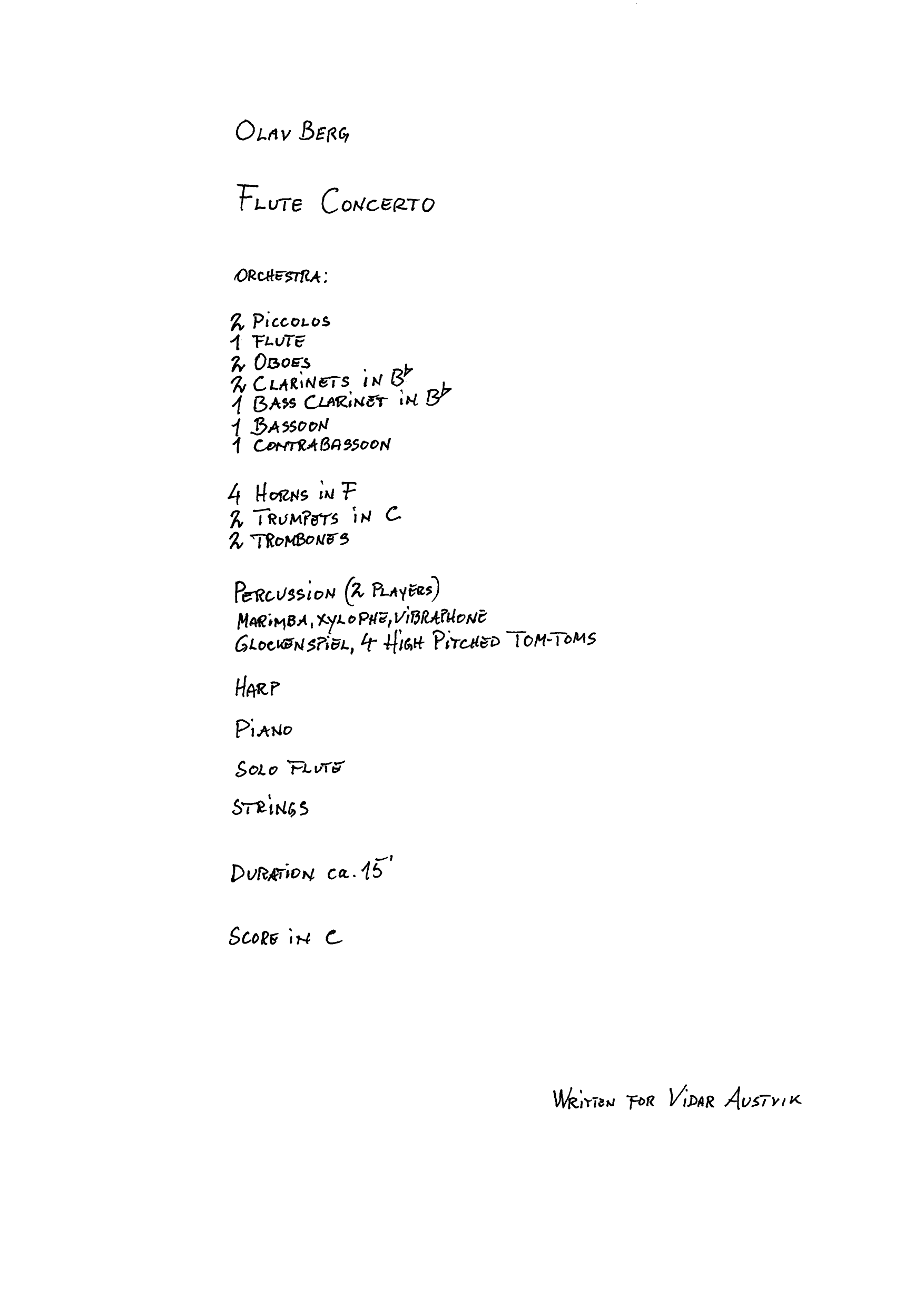 Flute Concerto