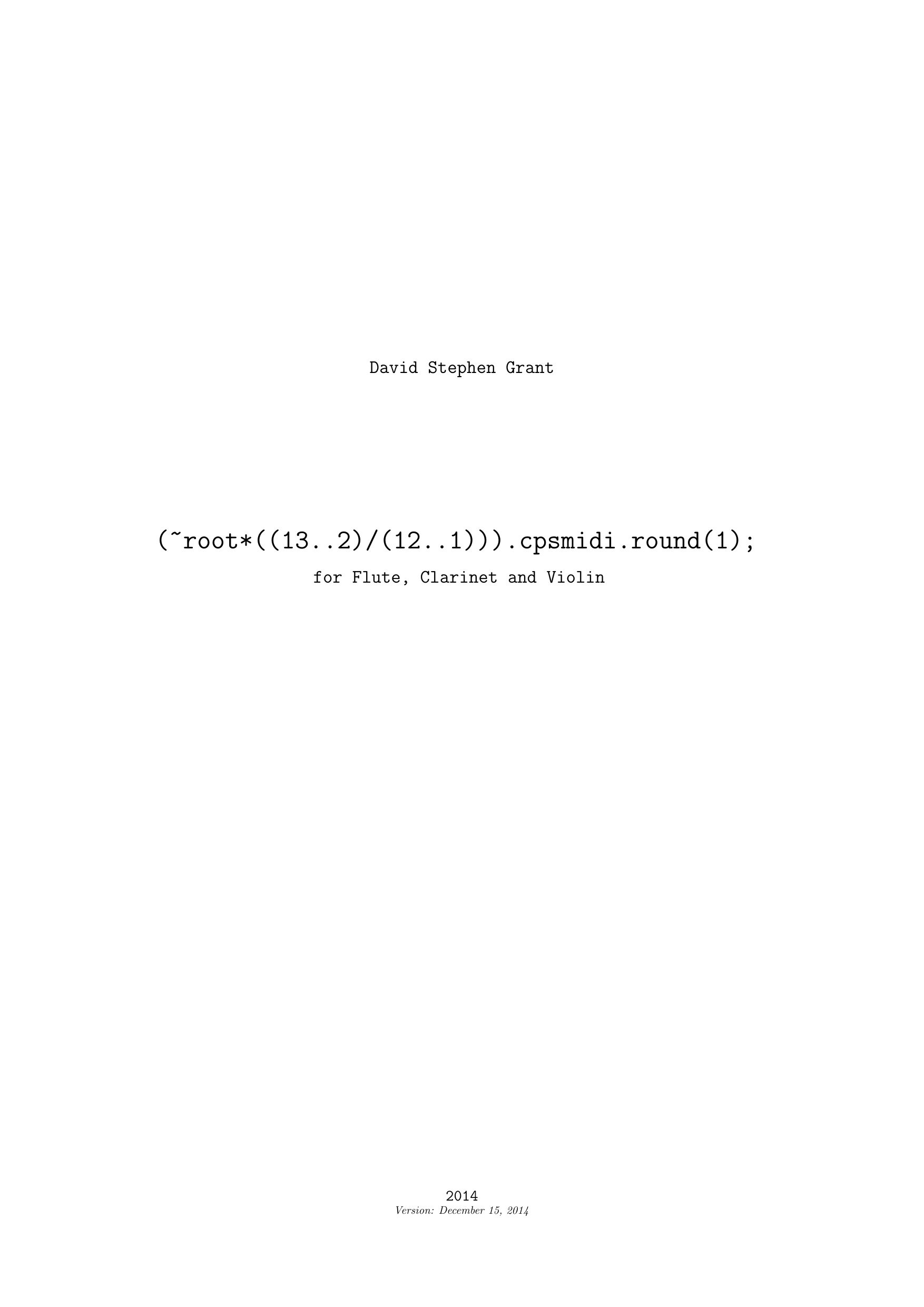 (~root*((13..2)/(12..1))).cpsmidi.round(1); - Fløyte, klarinett og fiolin