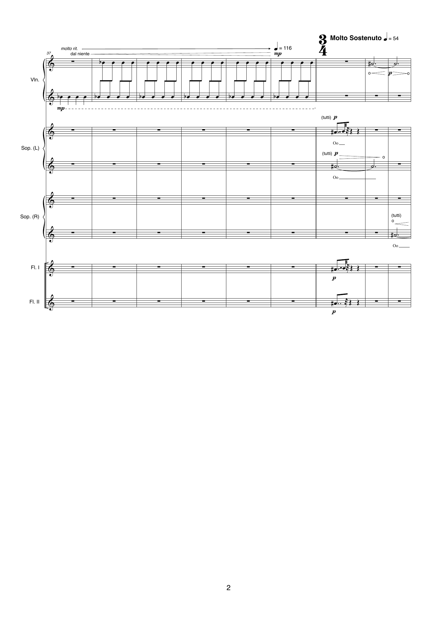 Man is Exhaled Breath - Concerto for violin, ensemble & singers - Bilde 6