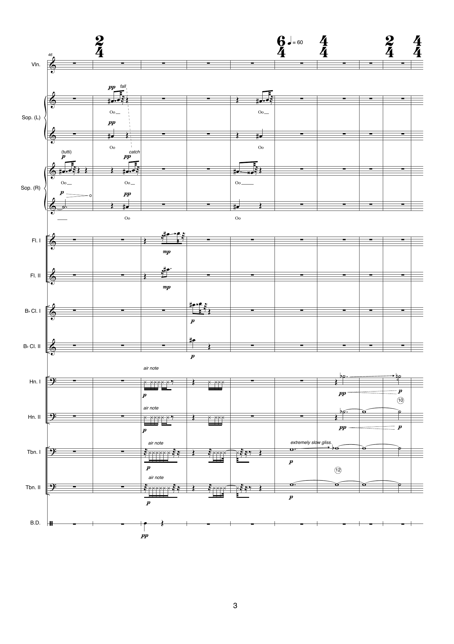 Man is Exhaled Breath - Concerto for violin, ensemble & singers - Bilde 7