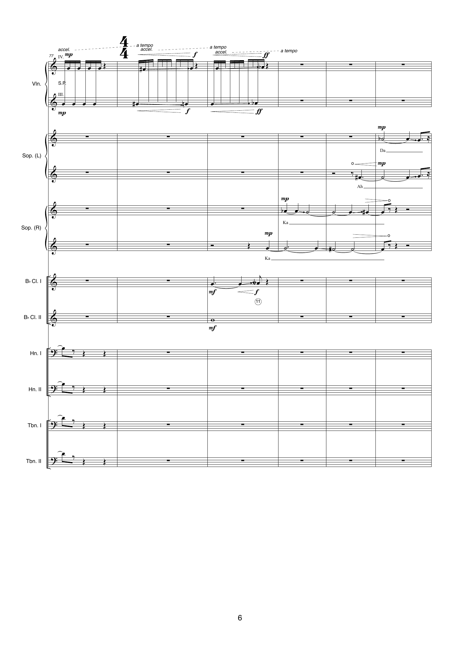 Man is Exhaled Breath - Concerto for violin, ensemble & singers - Bilde 10