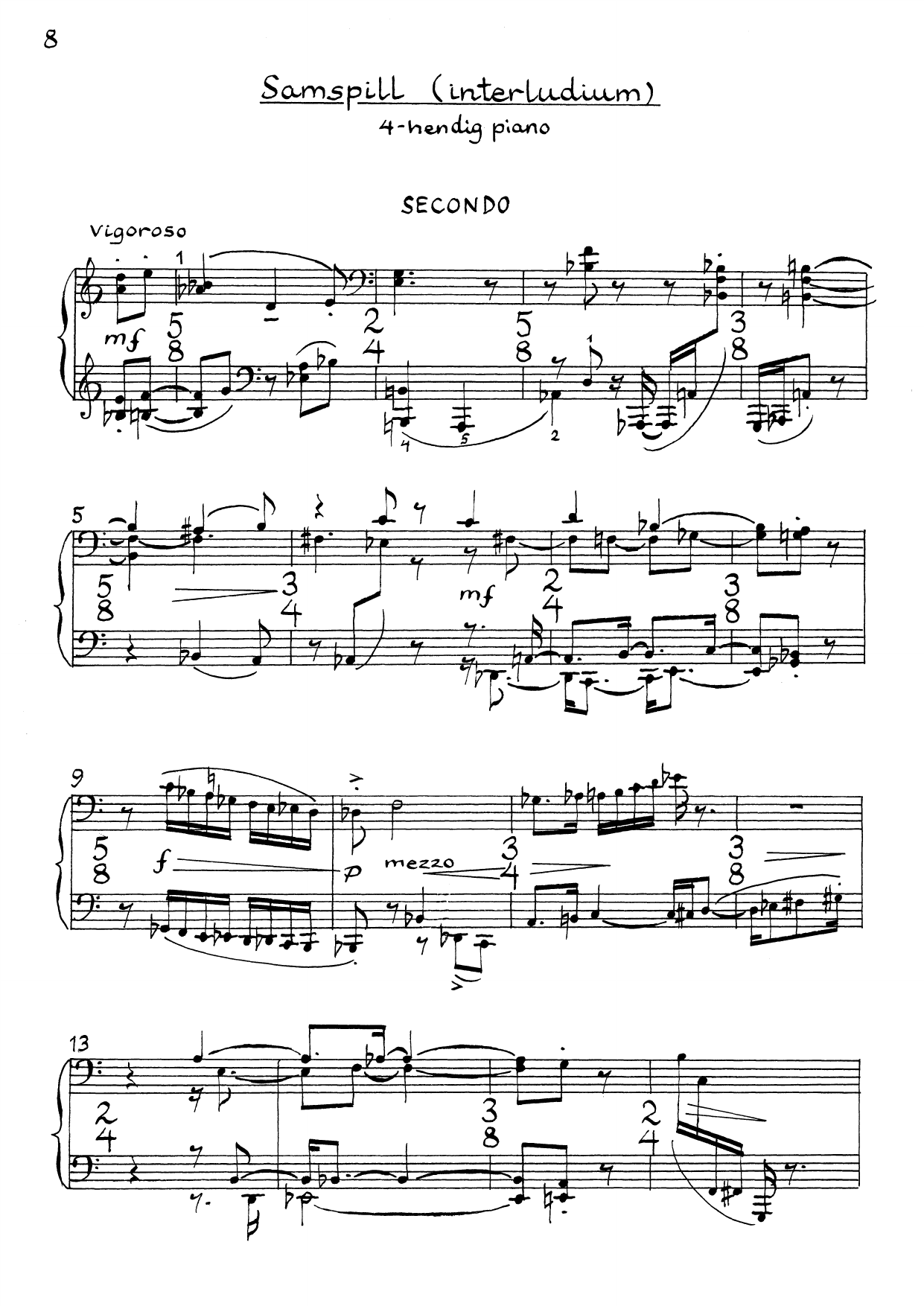 Ludier og fugler - Korte stykker for to- og firhendigpiano - Image 10