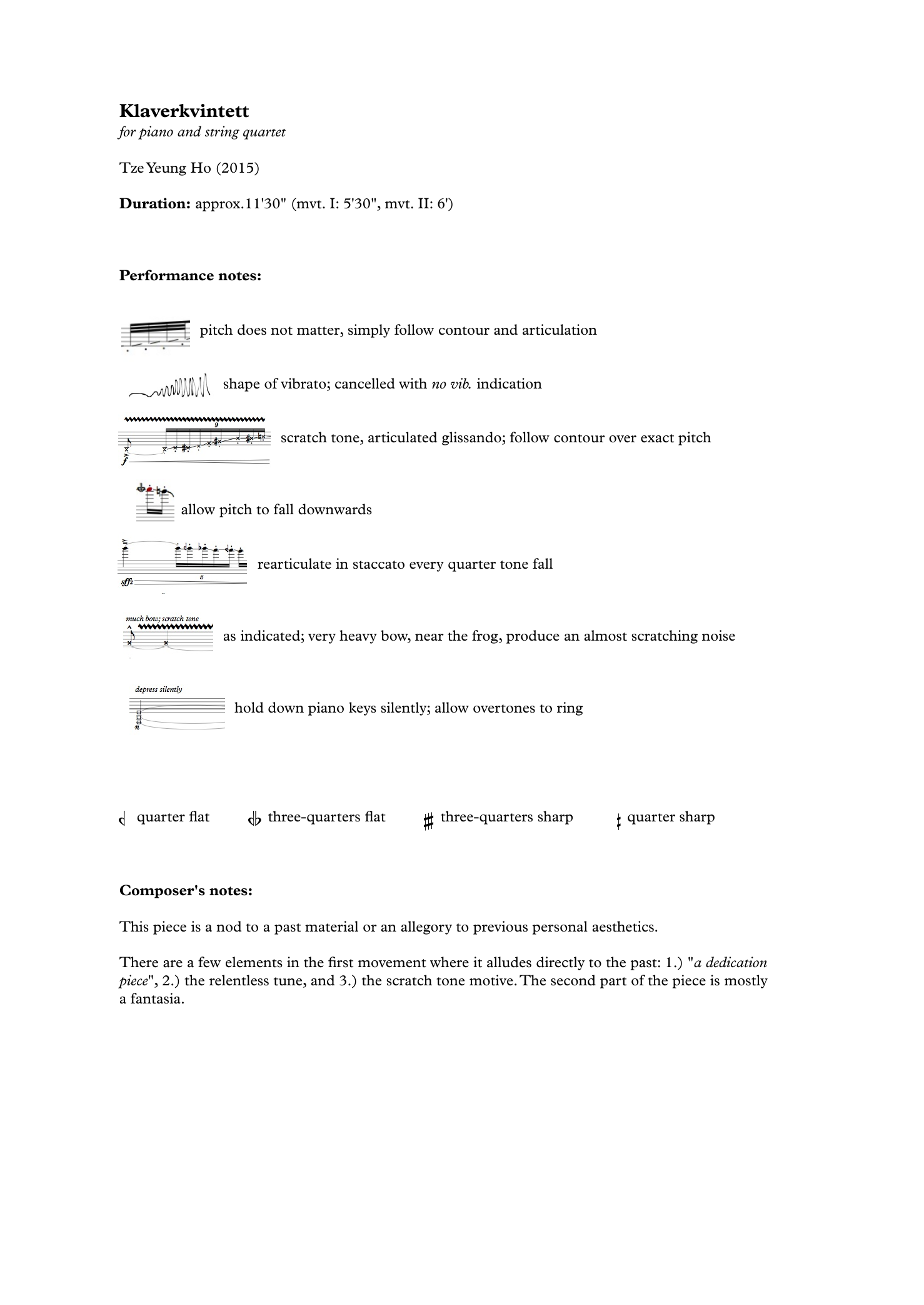 Klaverkvintett - for piano and string quartet - Image 2