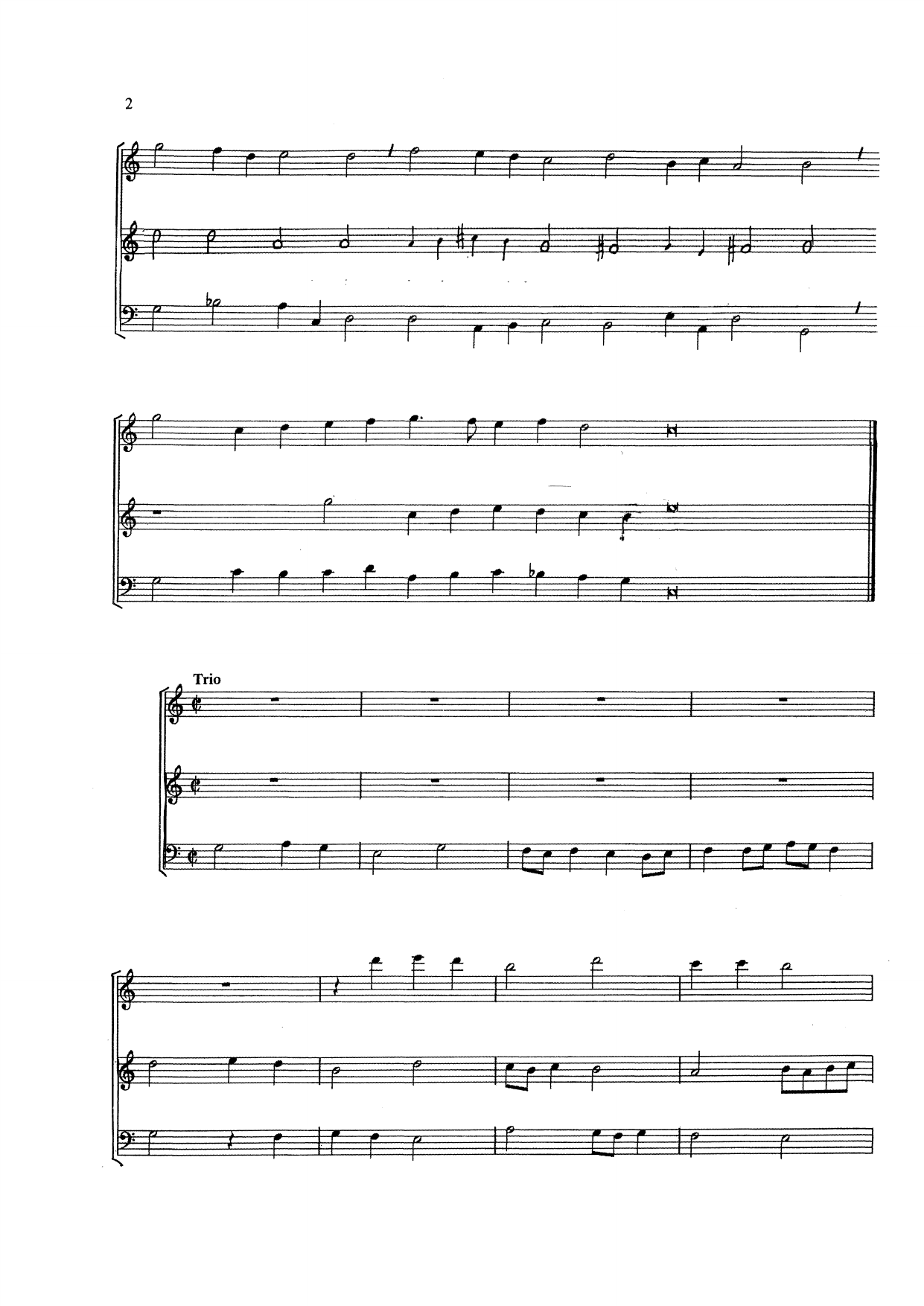 Short Chorale Partita - For three recorders, Op. 7, No. 2b - Image 3