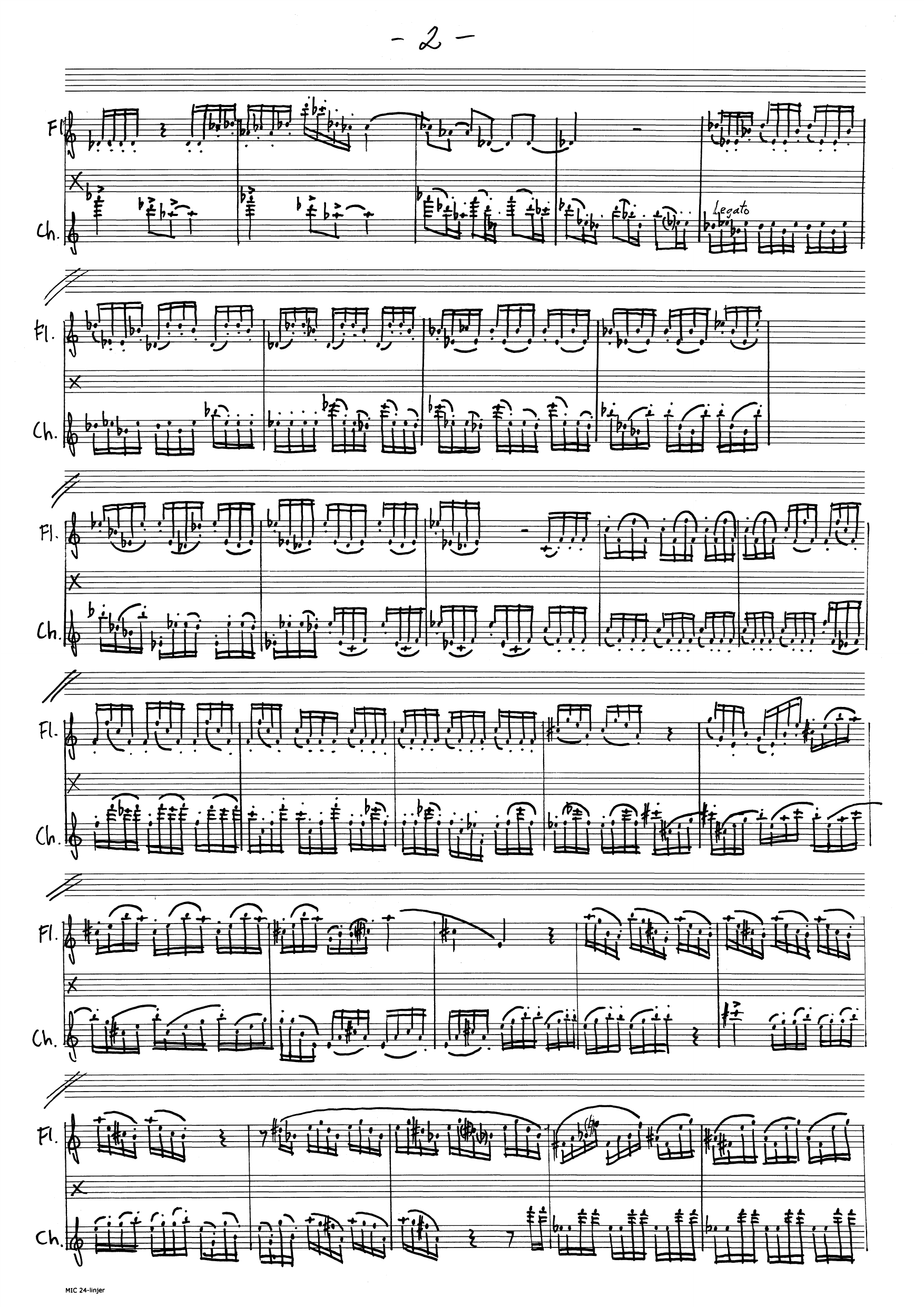 Preludium & fuge for fløyte og gitar, op. 83 - Image 3