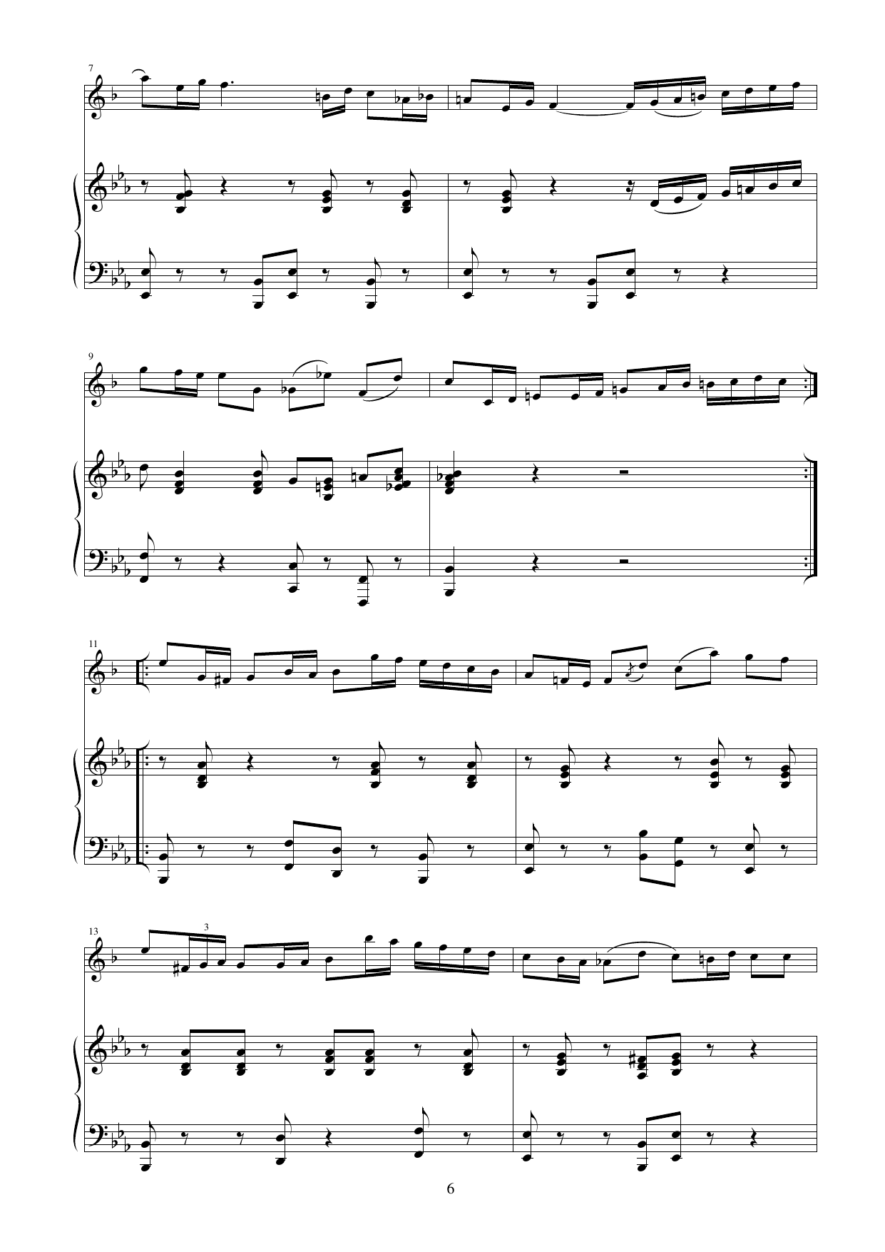 Fire komposisjonar - For trompet og piano - Image 7