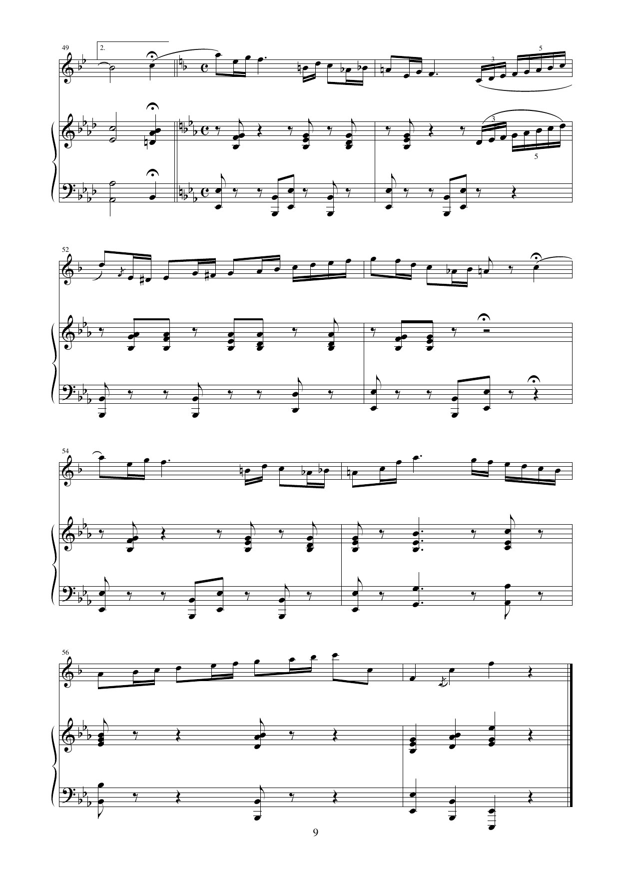 Fire komposisjonar - For trompet og piano - Image 10