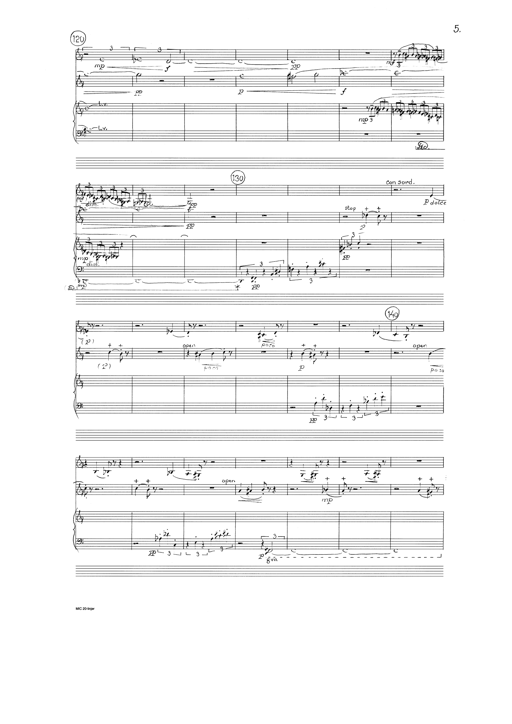 Trio V.C.P - Per violino, corno e pianoforte - Image 5