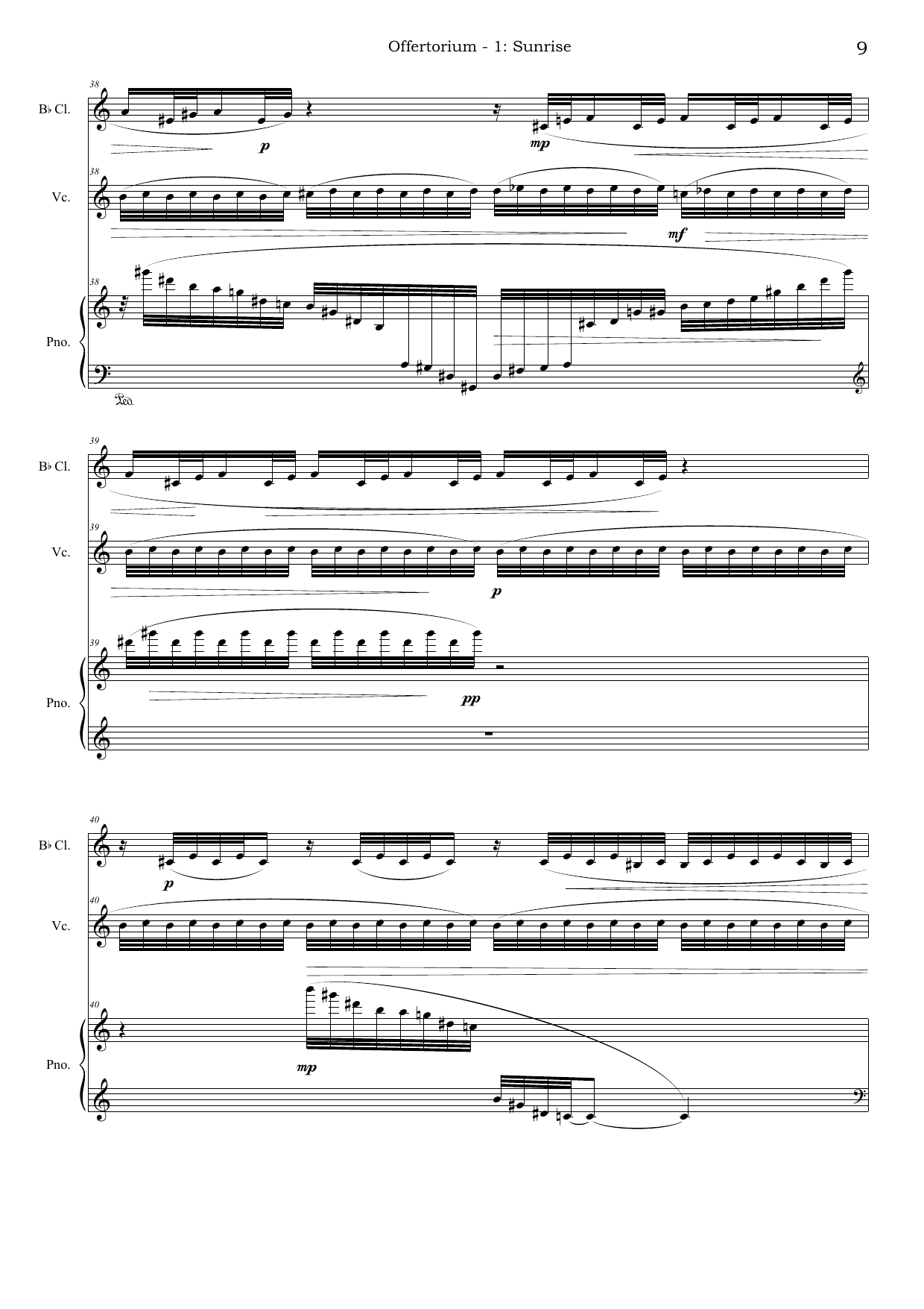 Offertorium - for Clarinet, Cello and Piano - Image 9