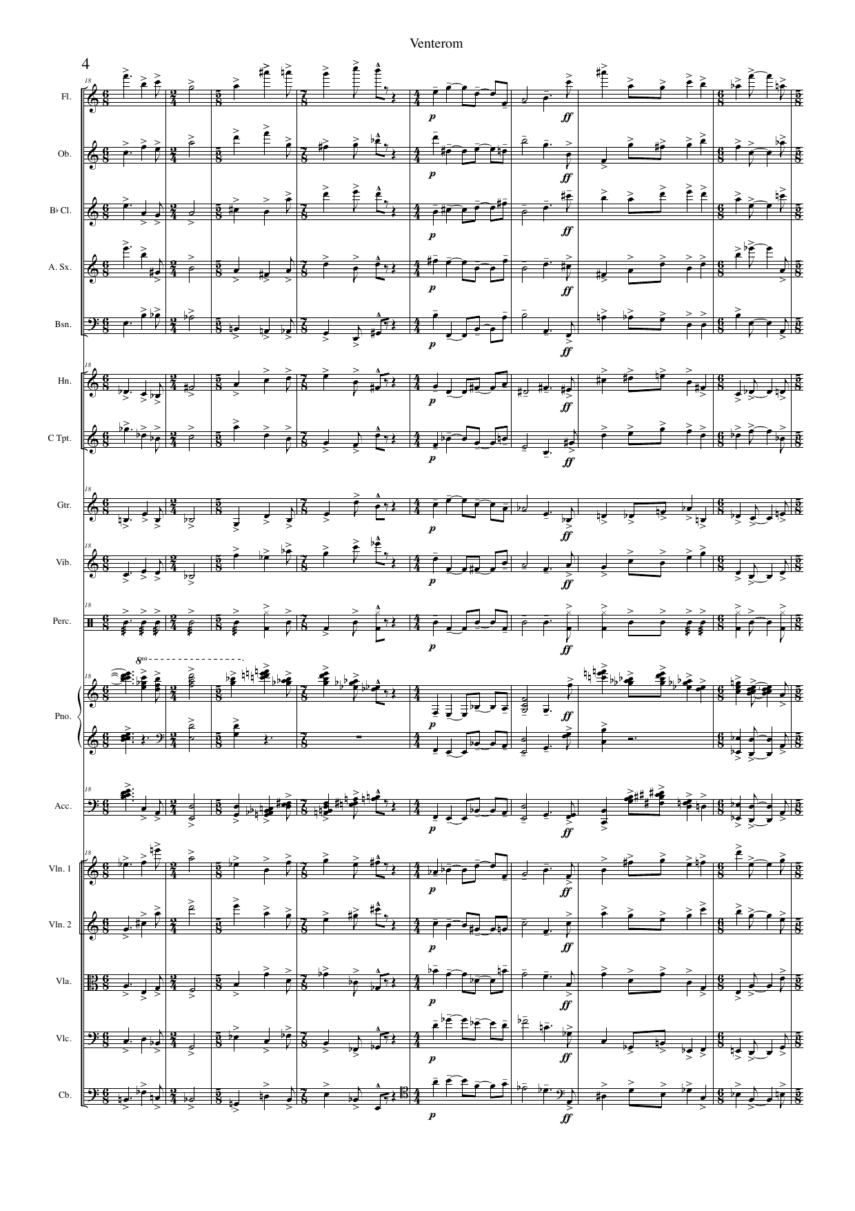 Venterom - For utvidet sinfonietta - Image 10