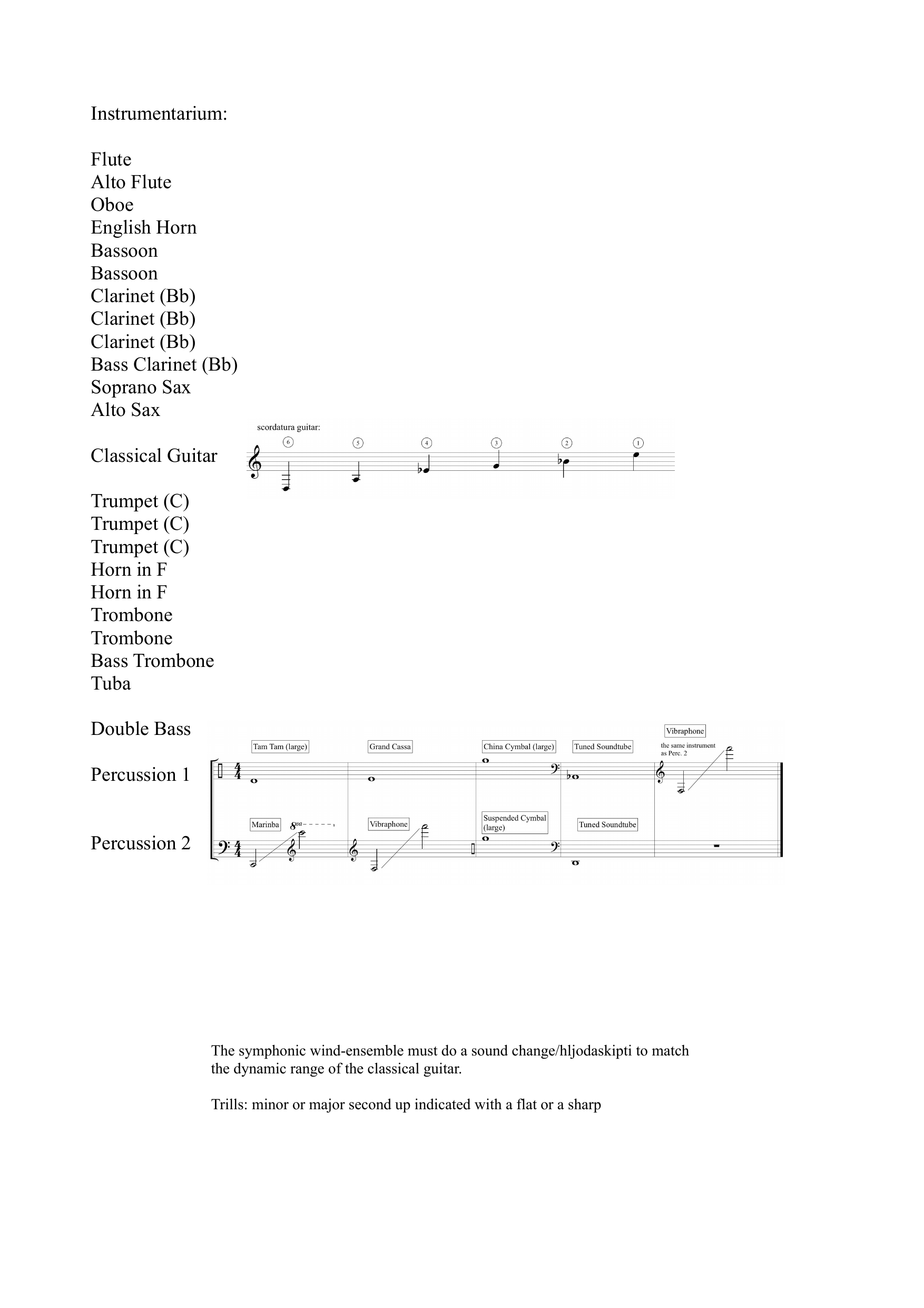 "hljodaskipti" - For guitar and symphonic wind-ensemble - Image 3