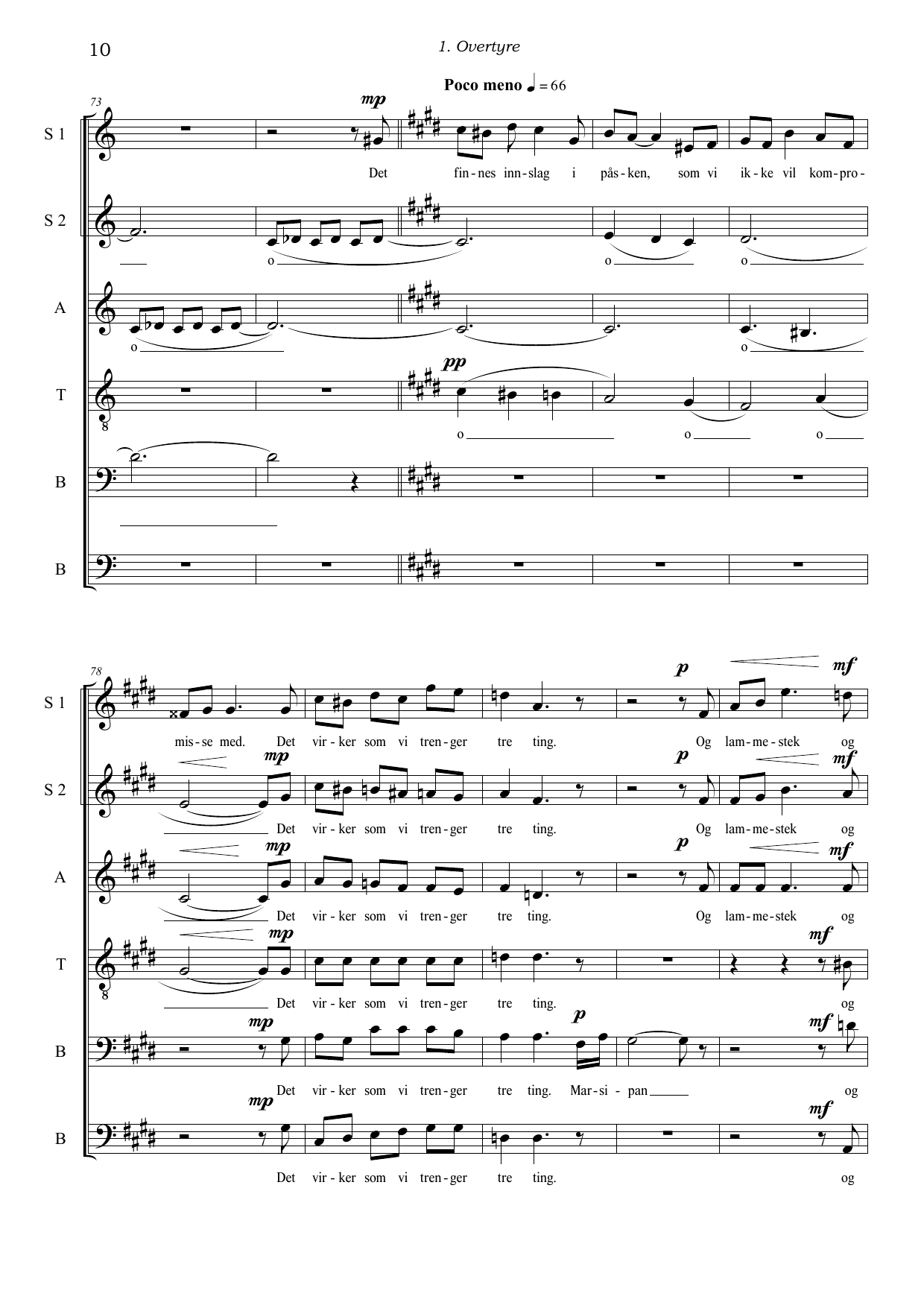 Stemmen fra oven - En musikalsk påskekrim for forteller og vokalensemble (SSATBB) - Image 10