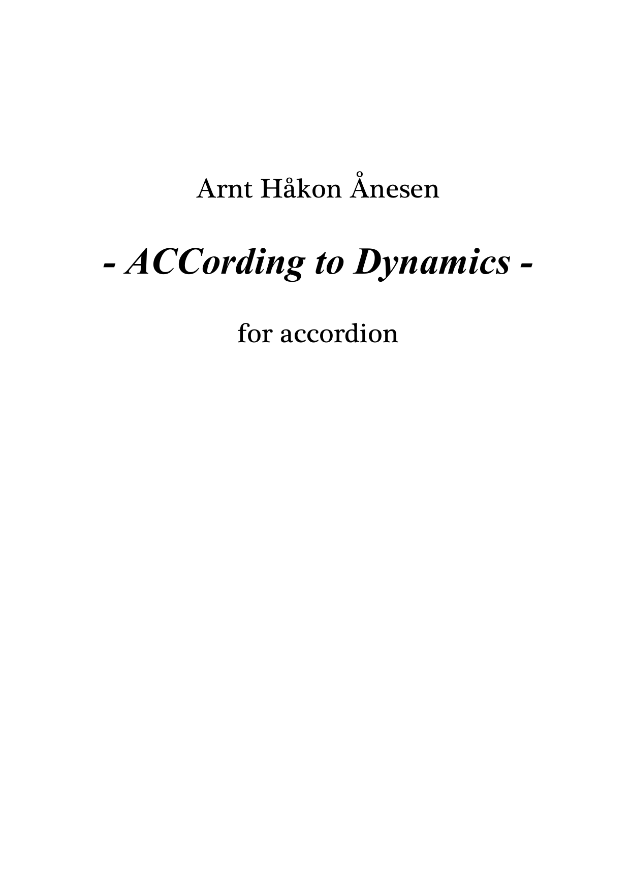 ACCording to Dynamics - for accordion - Image 3
