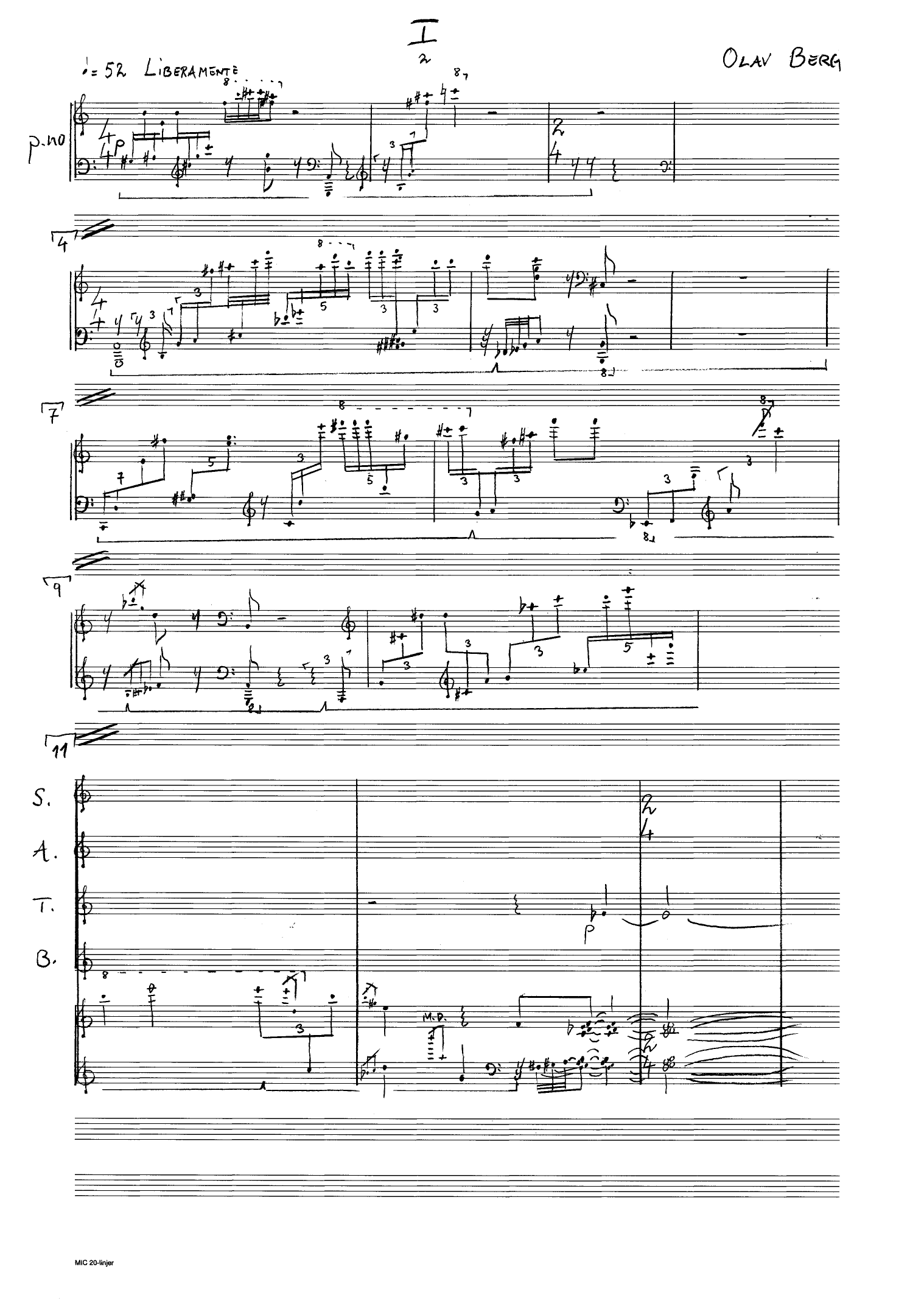 Quintet for saxophone quartet and piano - Image 3