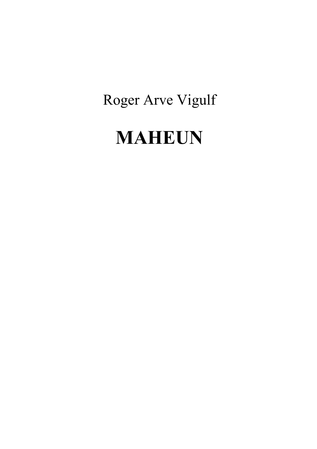 Maheun - For flute, clarinet(in Bb), violin, viola, cello, piano