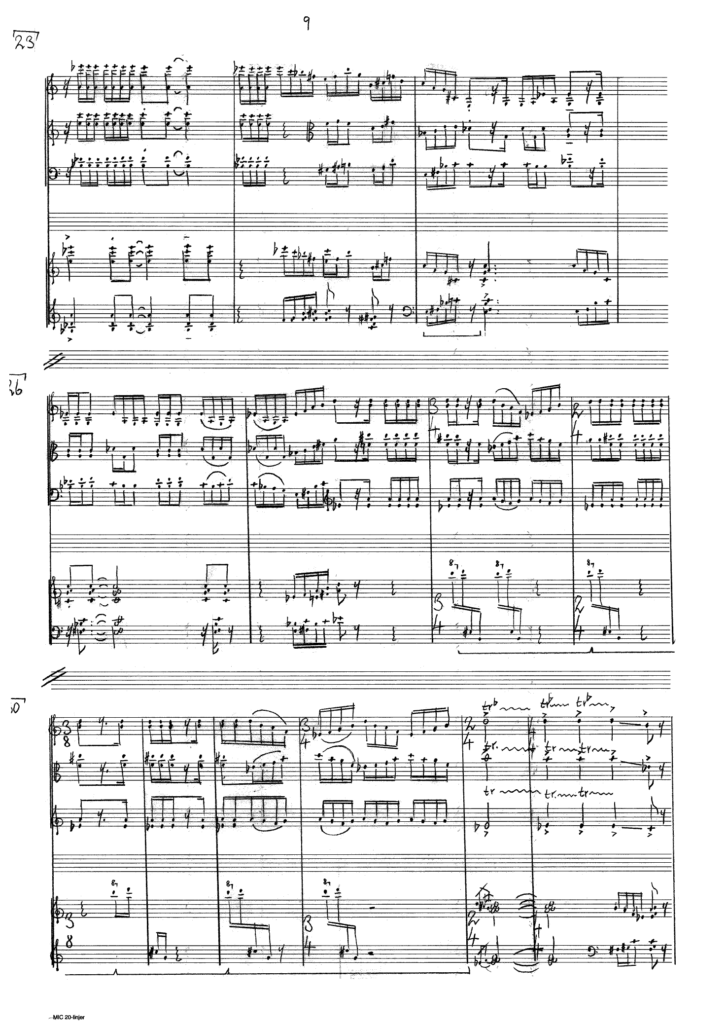 Quartet in Four Parts - For violin, viola and piano - Image 9