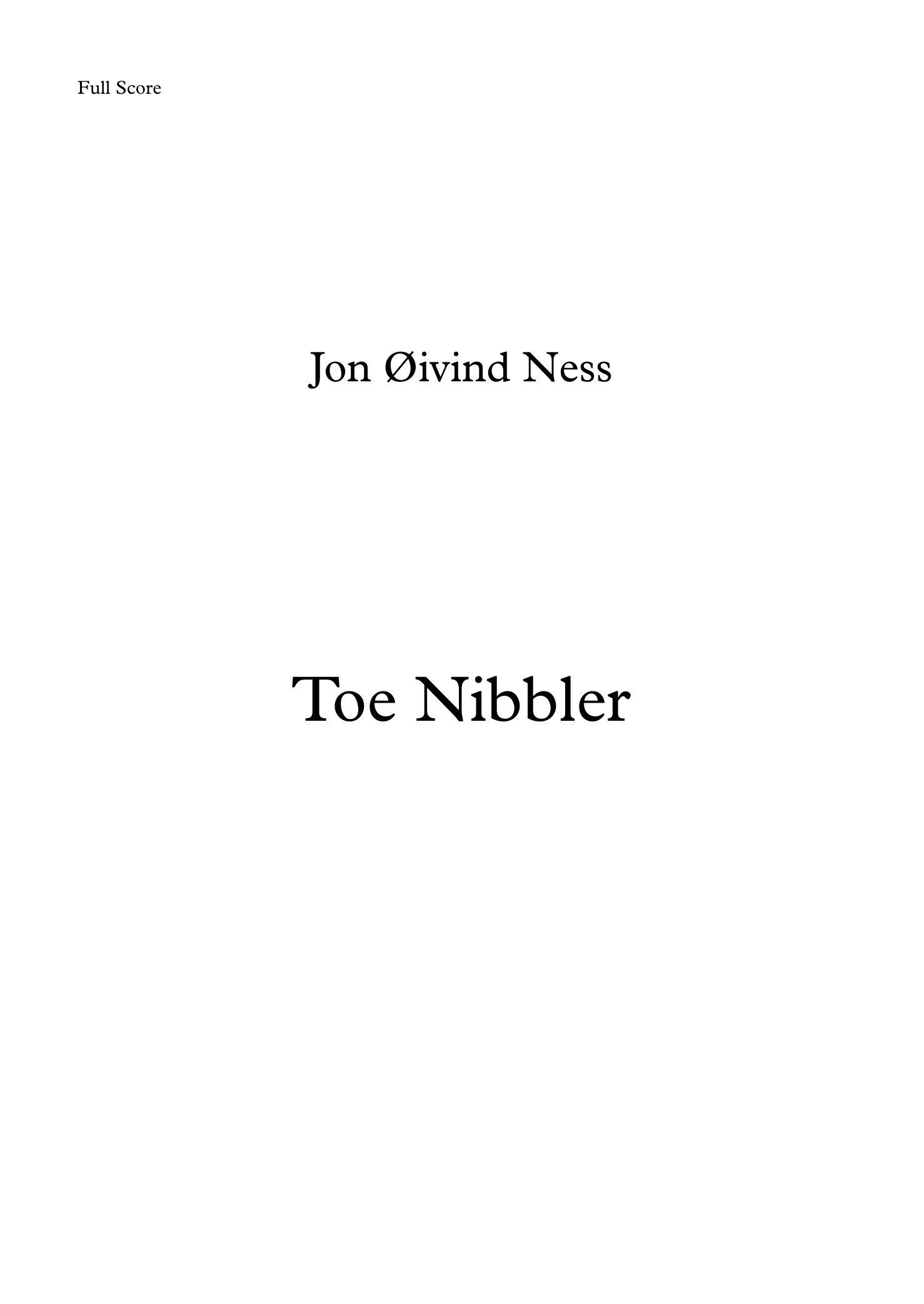 Toe Nibbler