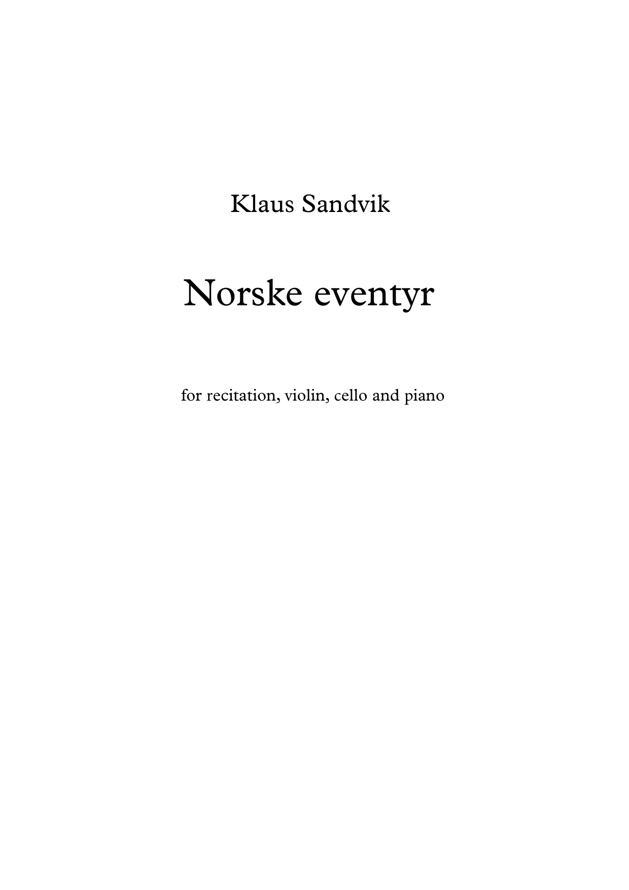 Norske eventyr