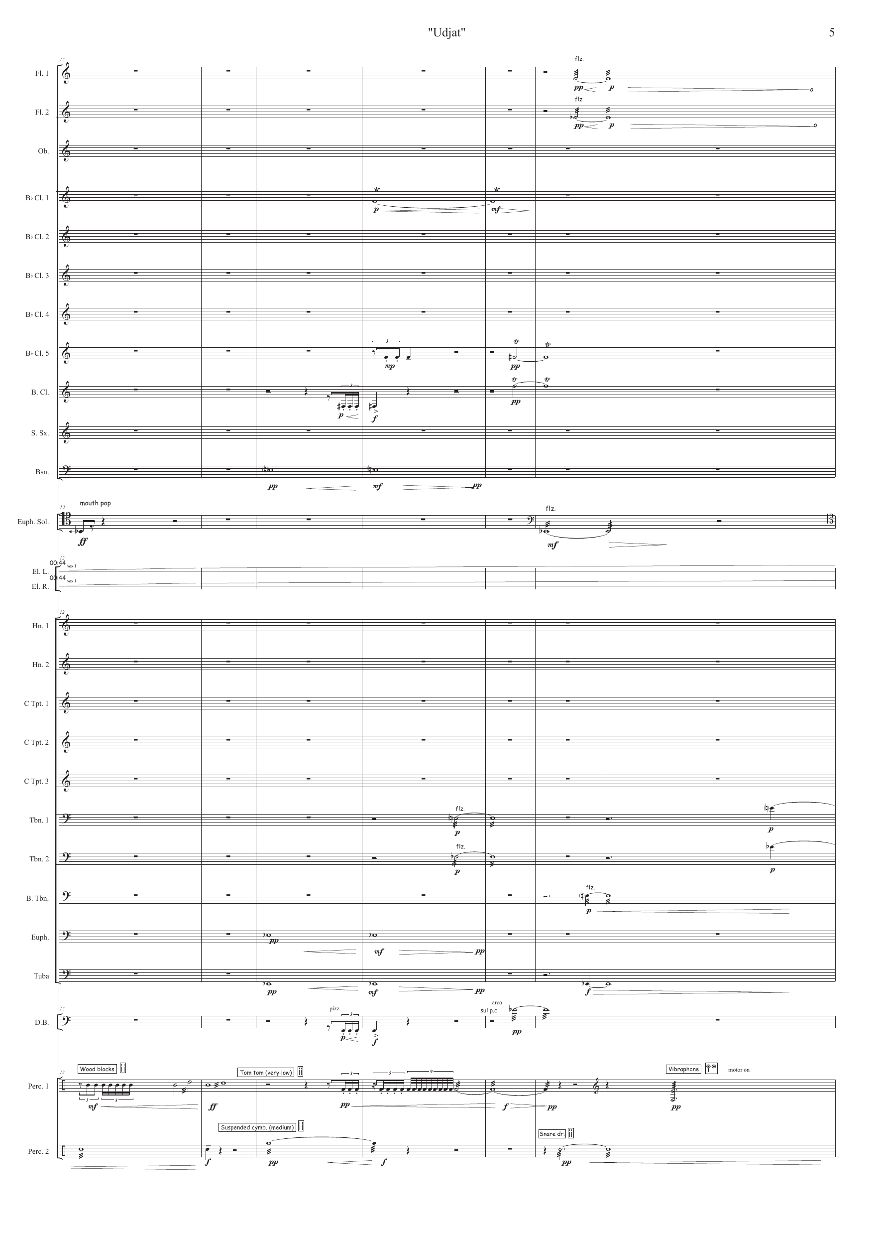 Udjat - Concerto for euphonium, symphonic winds and electronics - Image 5