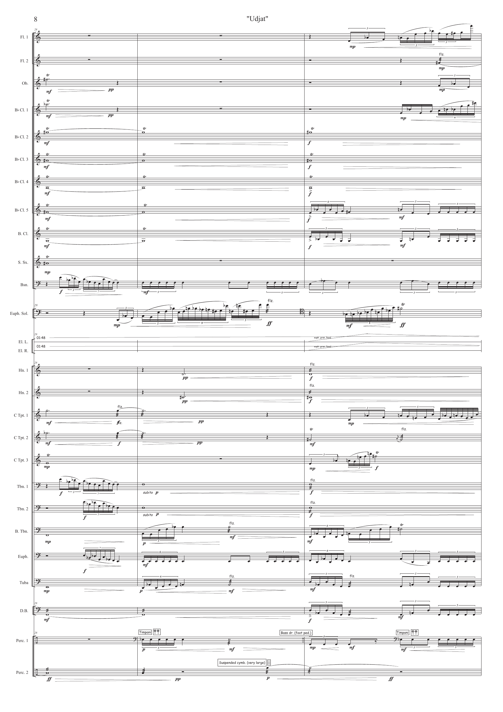 Udjat - Concerto for euphonium, symphonic winds and electronics - Image 8