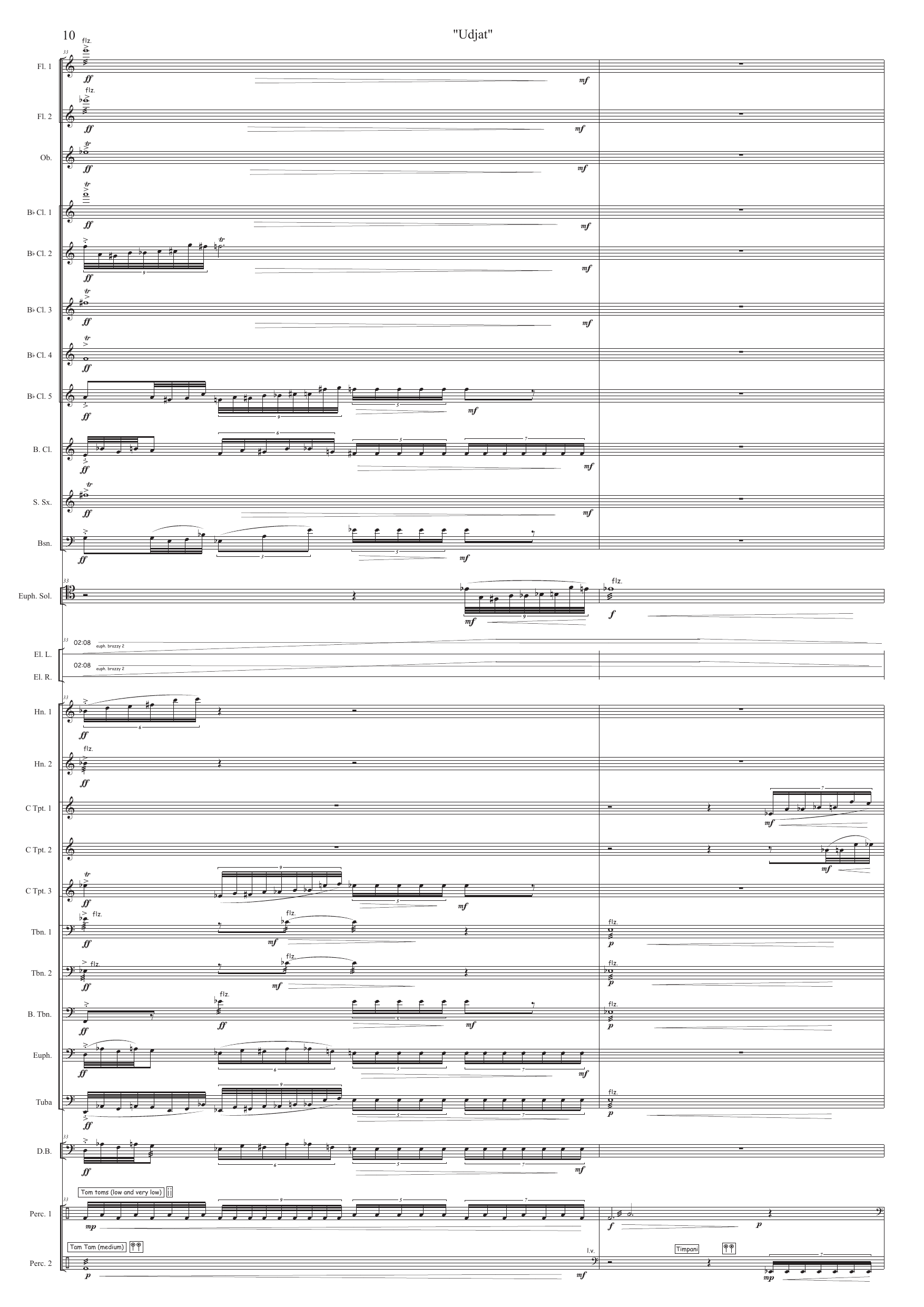 Udjat - Concerto for euphonium, symphonic winds and electronics - Image 10