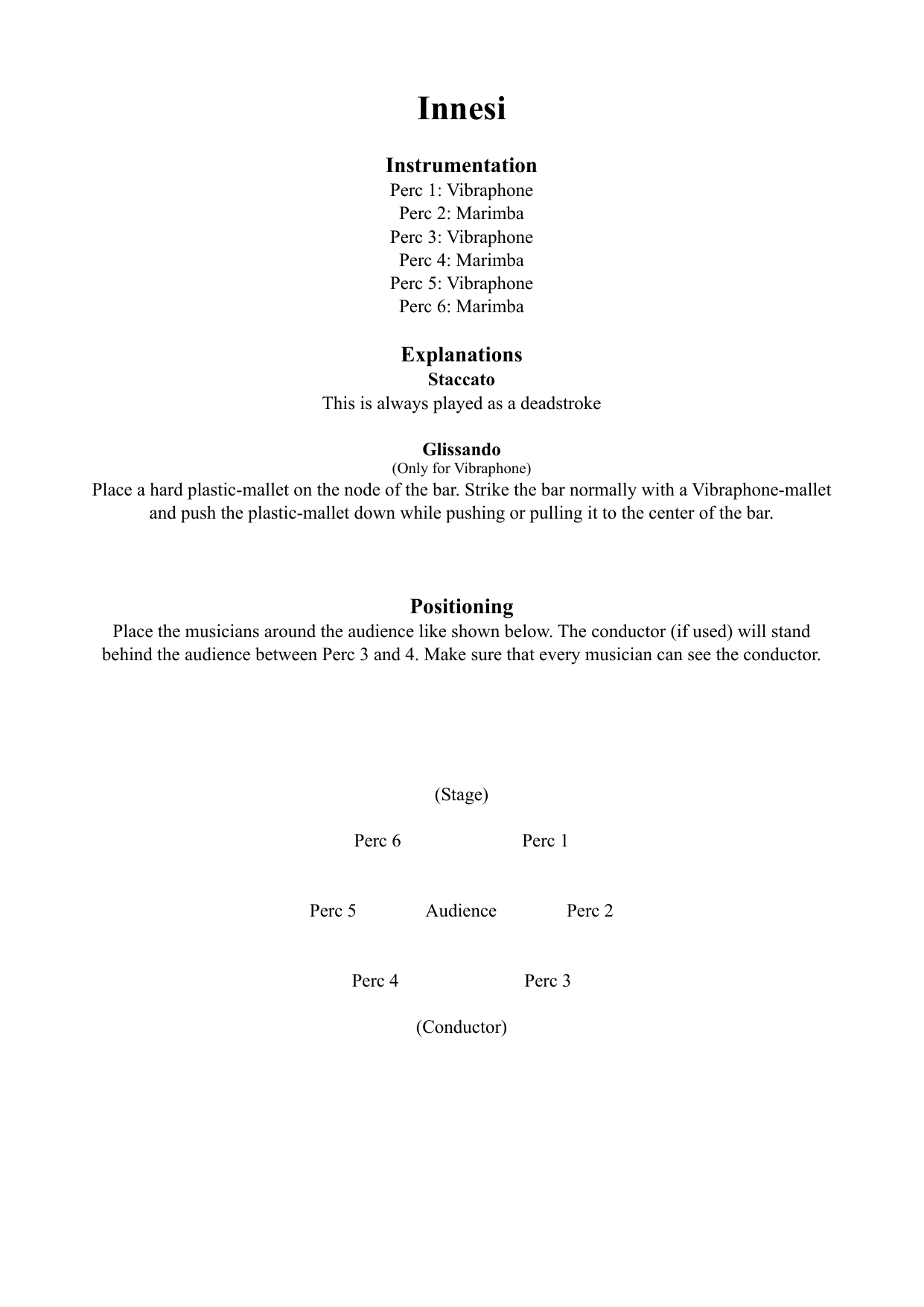 Innesi - For Six Percussionists - Image 2