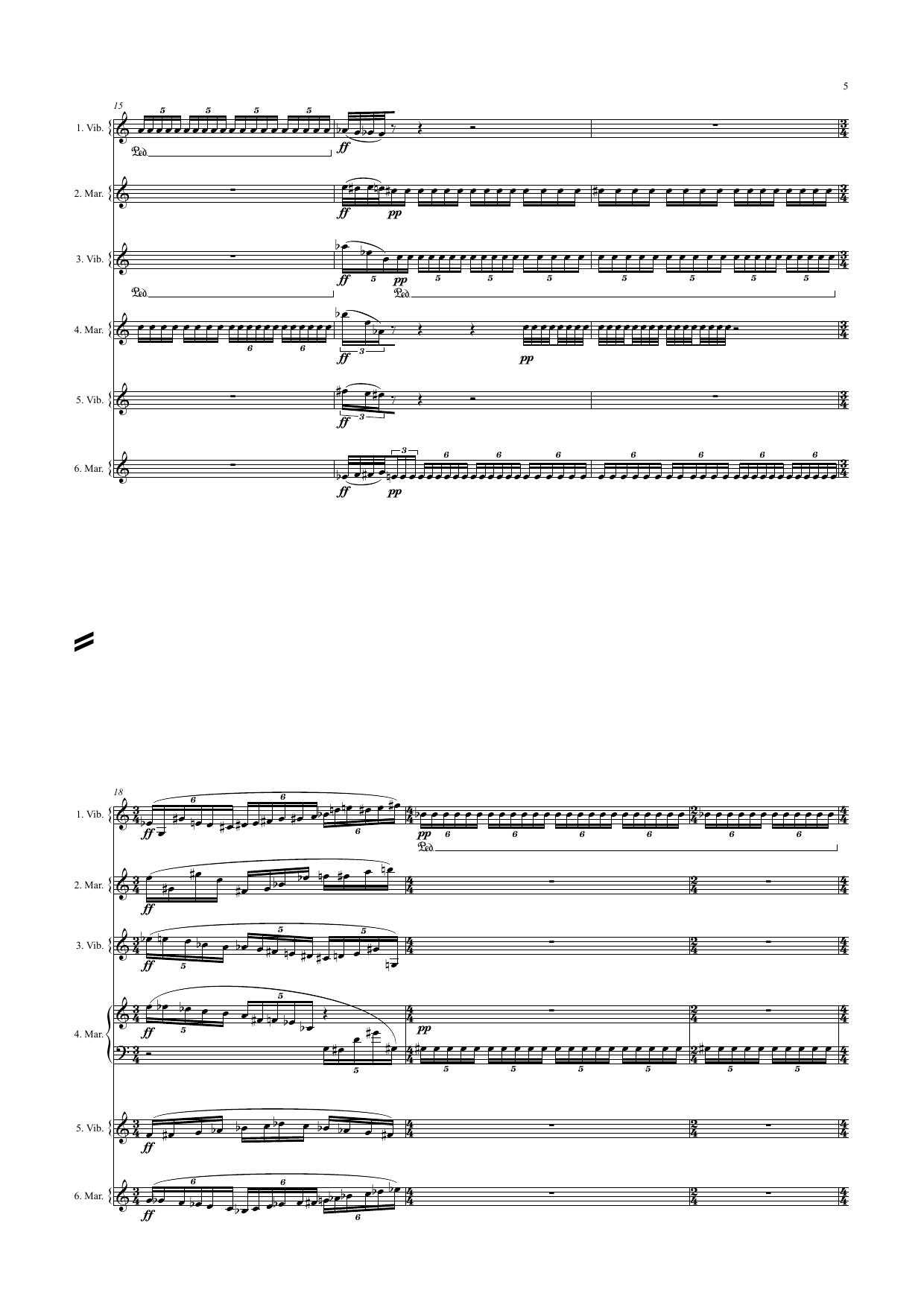 Innesi - For Six Percussionists - Image 5