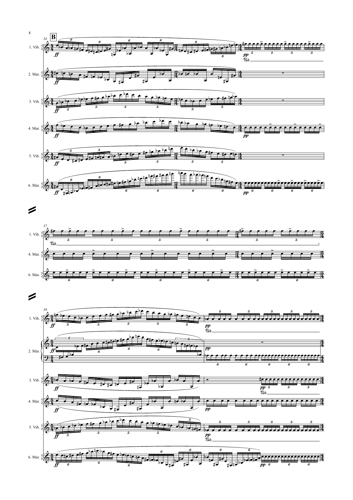 Innesi - For Six Percussionists - Image 8