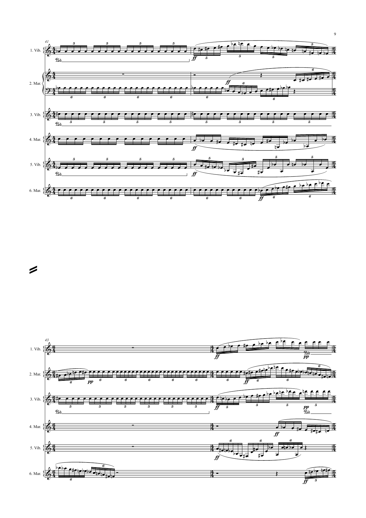 Innesi - For Six Percussionists - Image 9