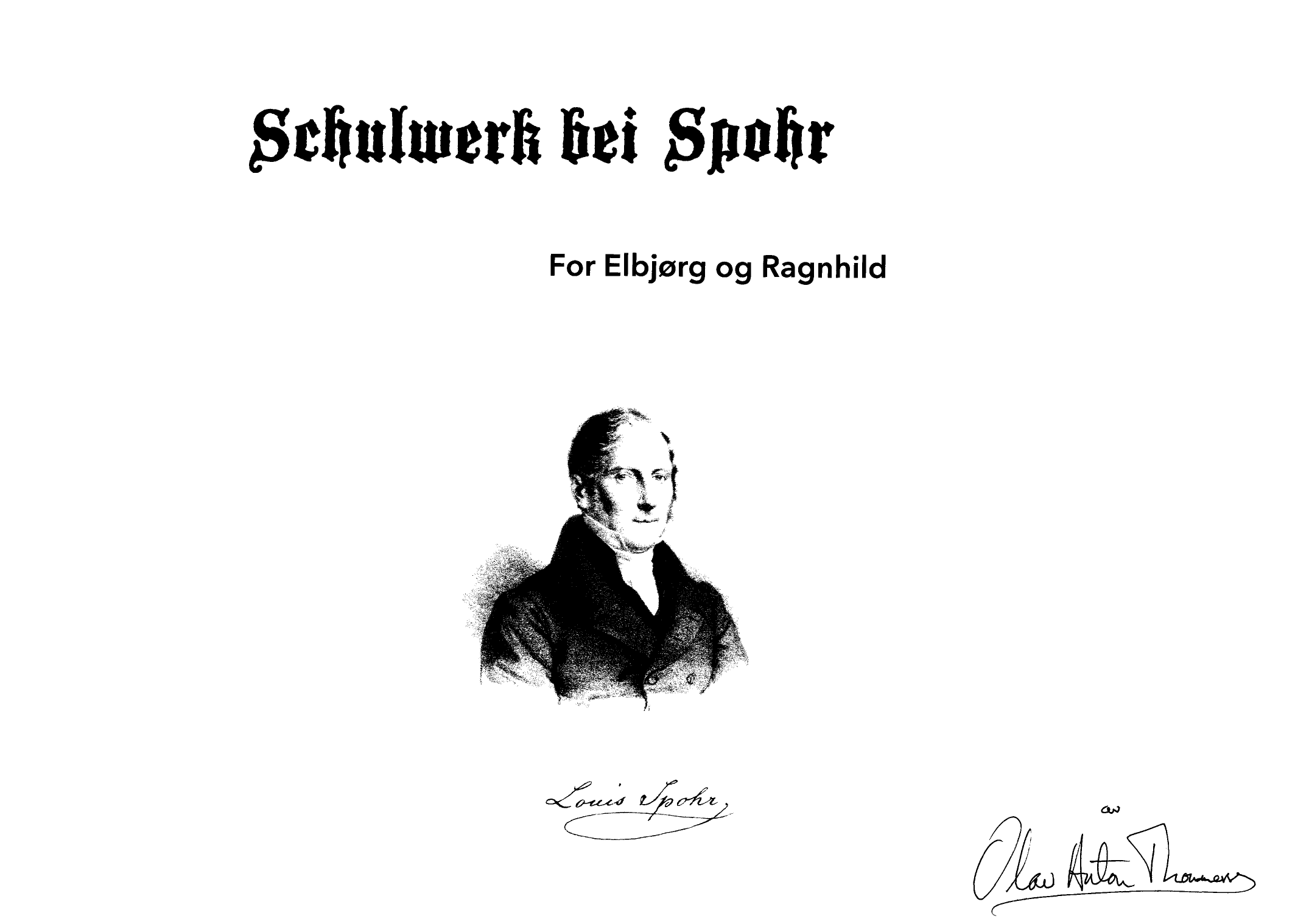Schulwerk bei Spohr
