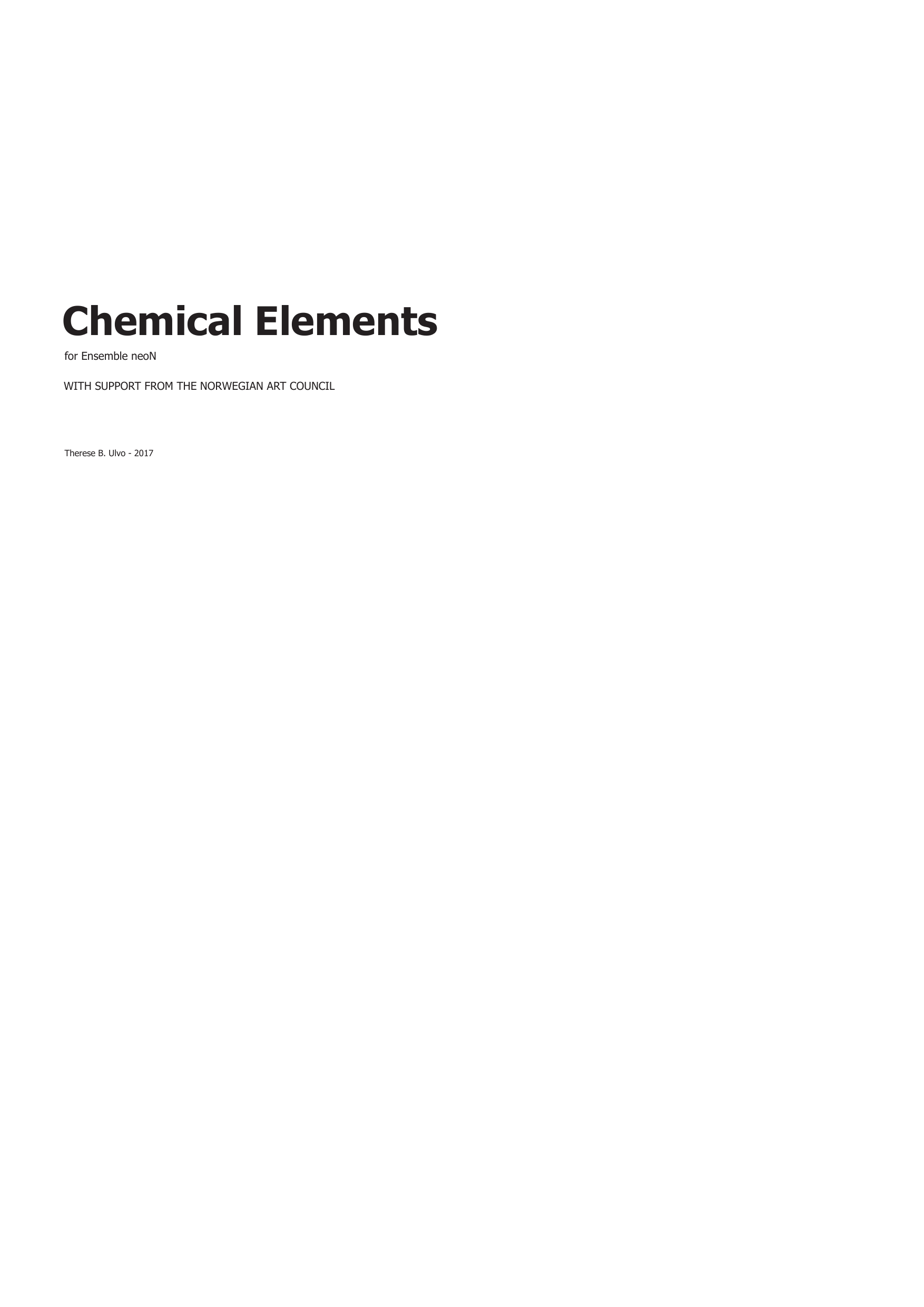 Chemical Elements