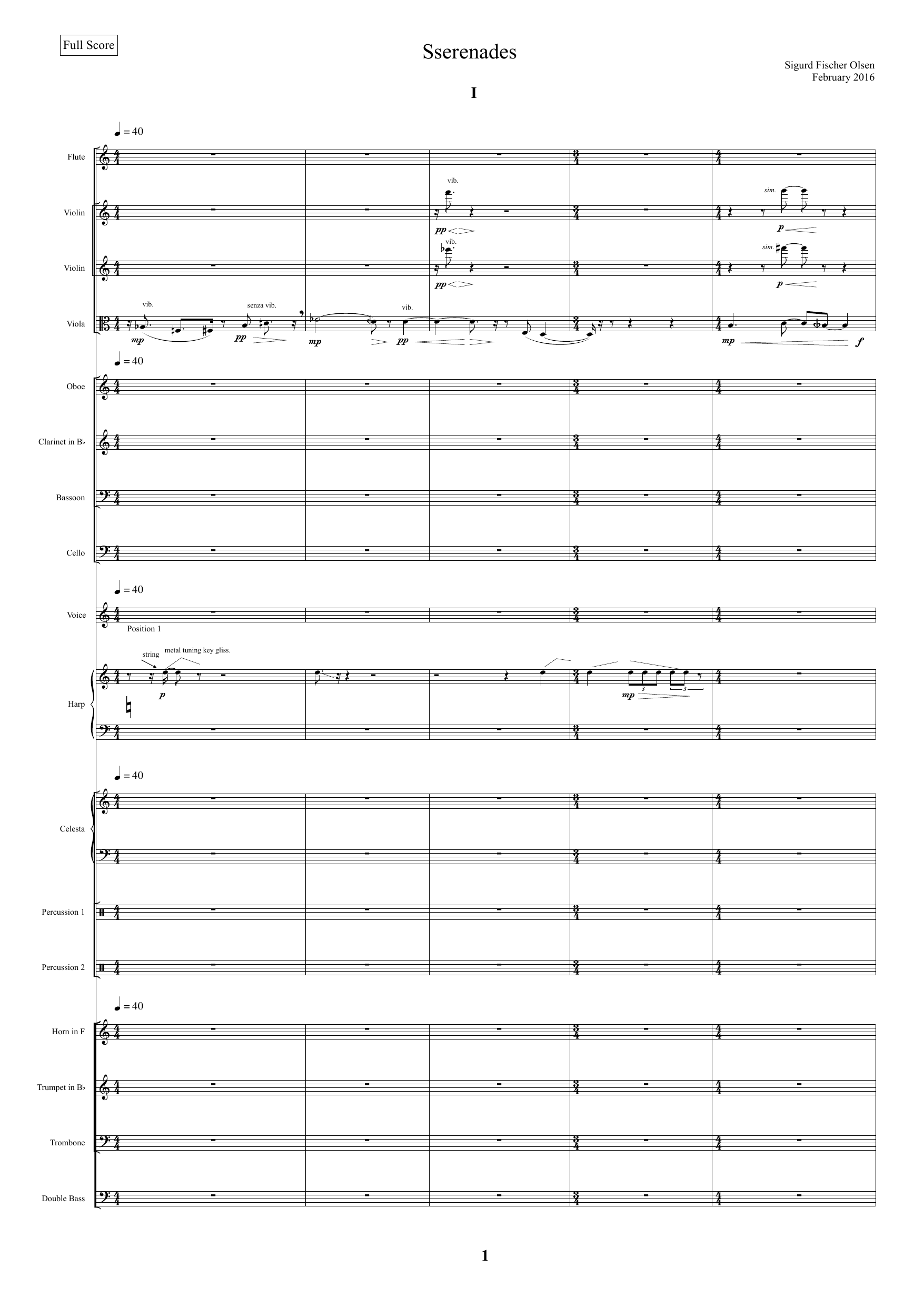 Sserenades - 7 Movements for solo female voice and ensemble - Image 6