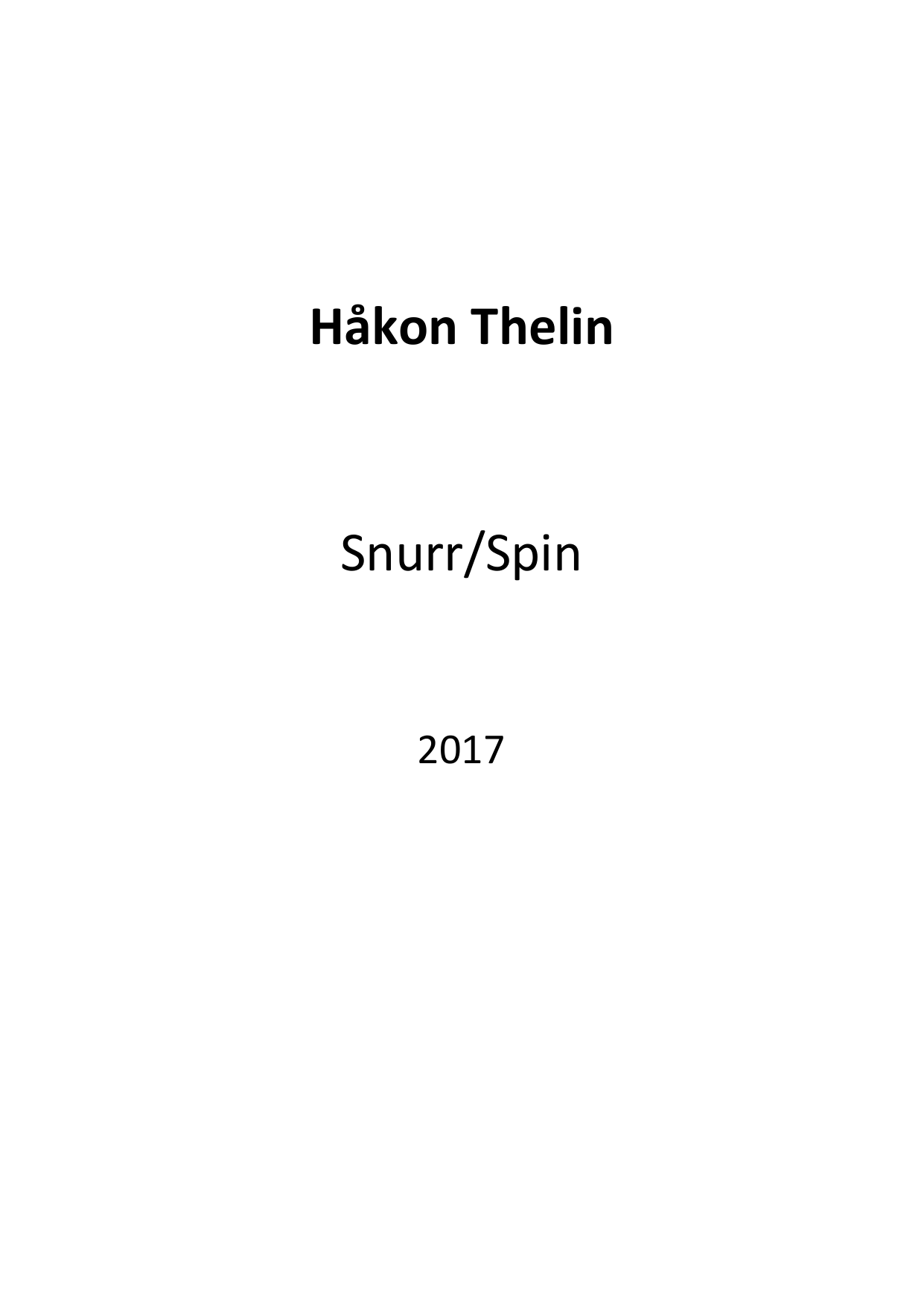 Spin