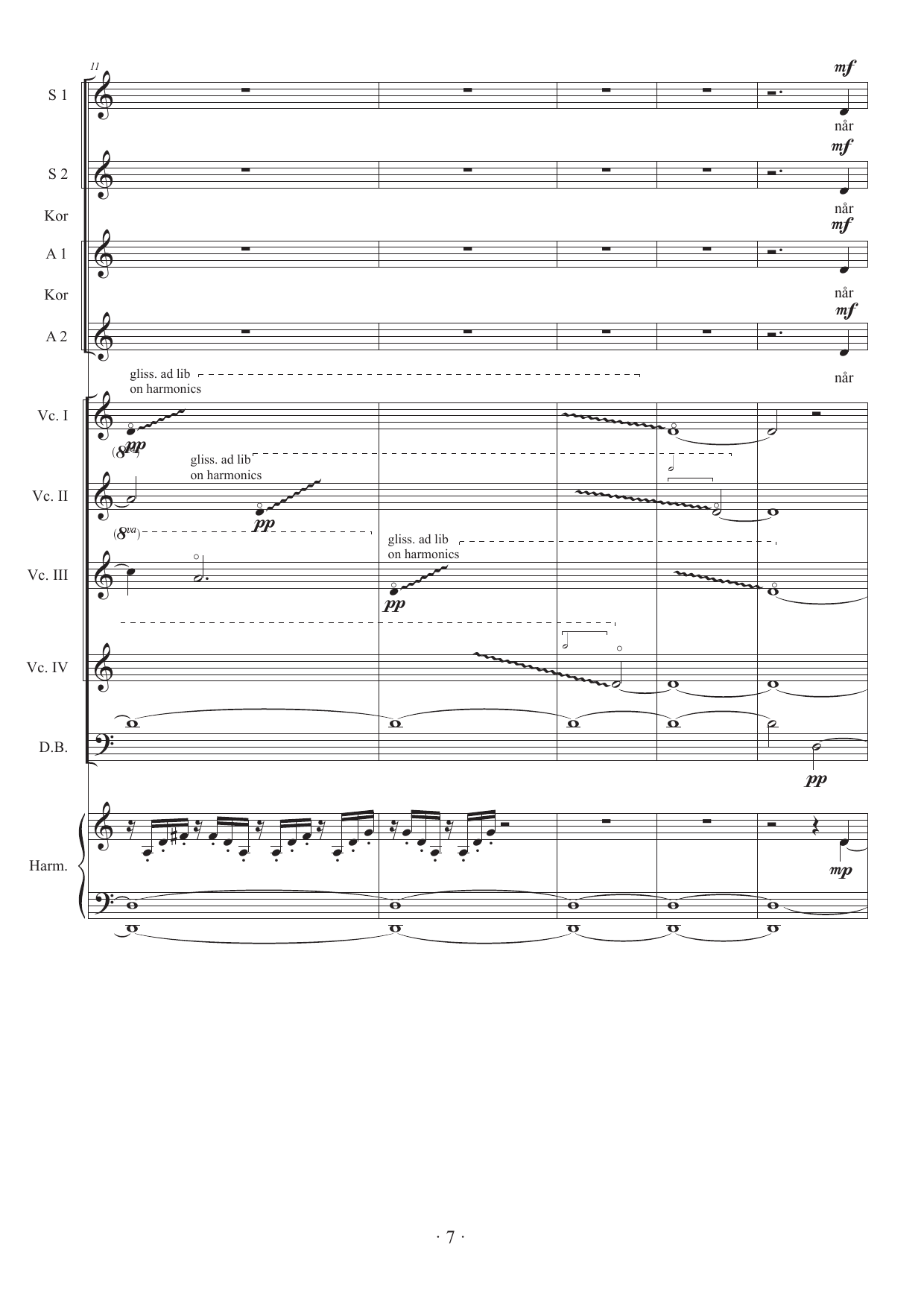 Eit nynorsk rekviem - For mezzosopran solo, baryton solo, damekor SSAA, 4 celli, kontrabass harmonium - Image 5