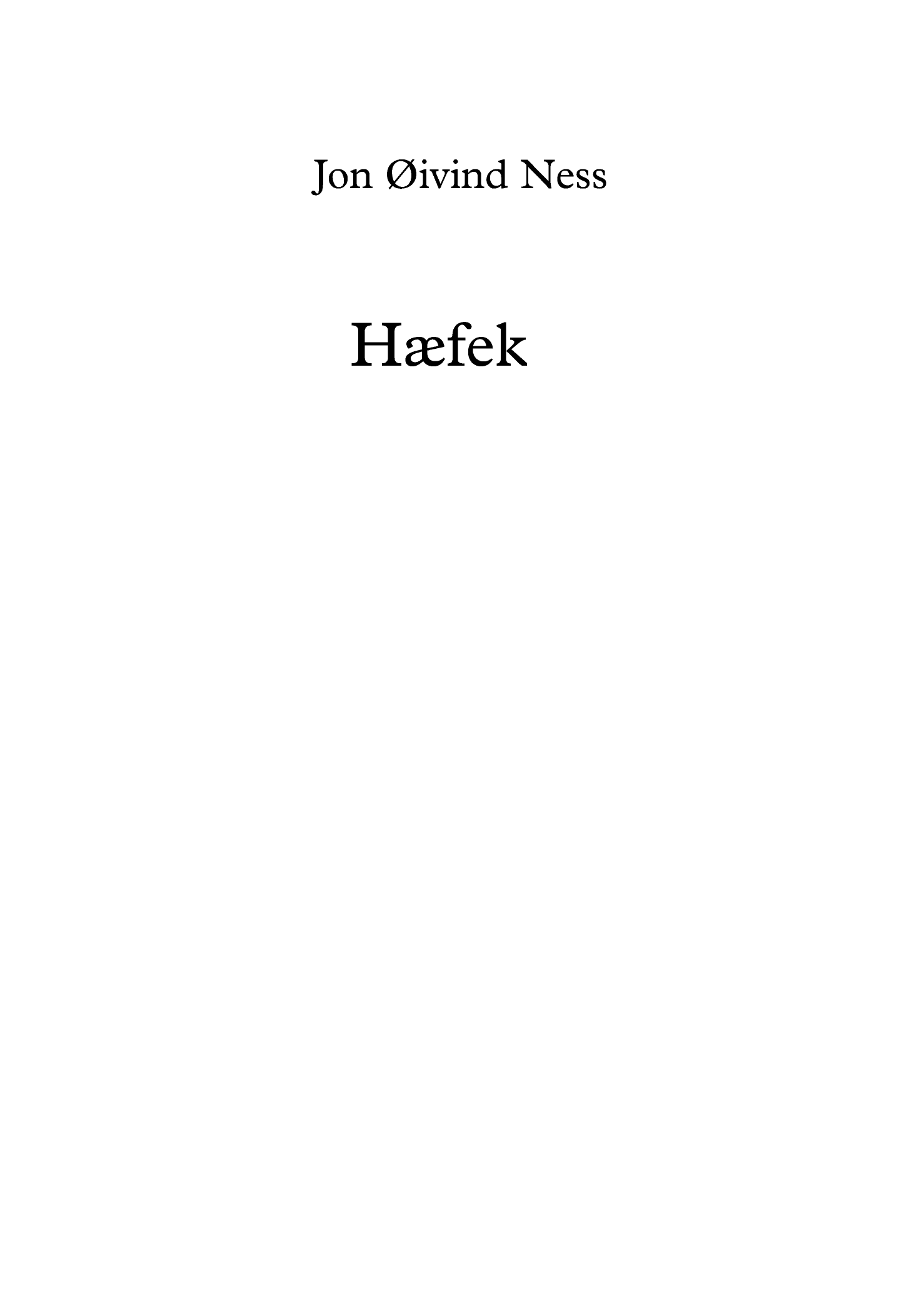 Hæfek