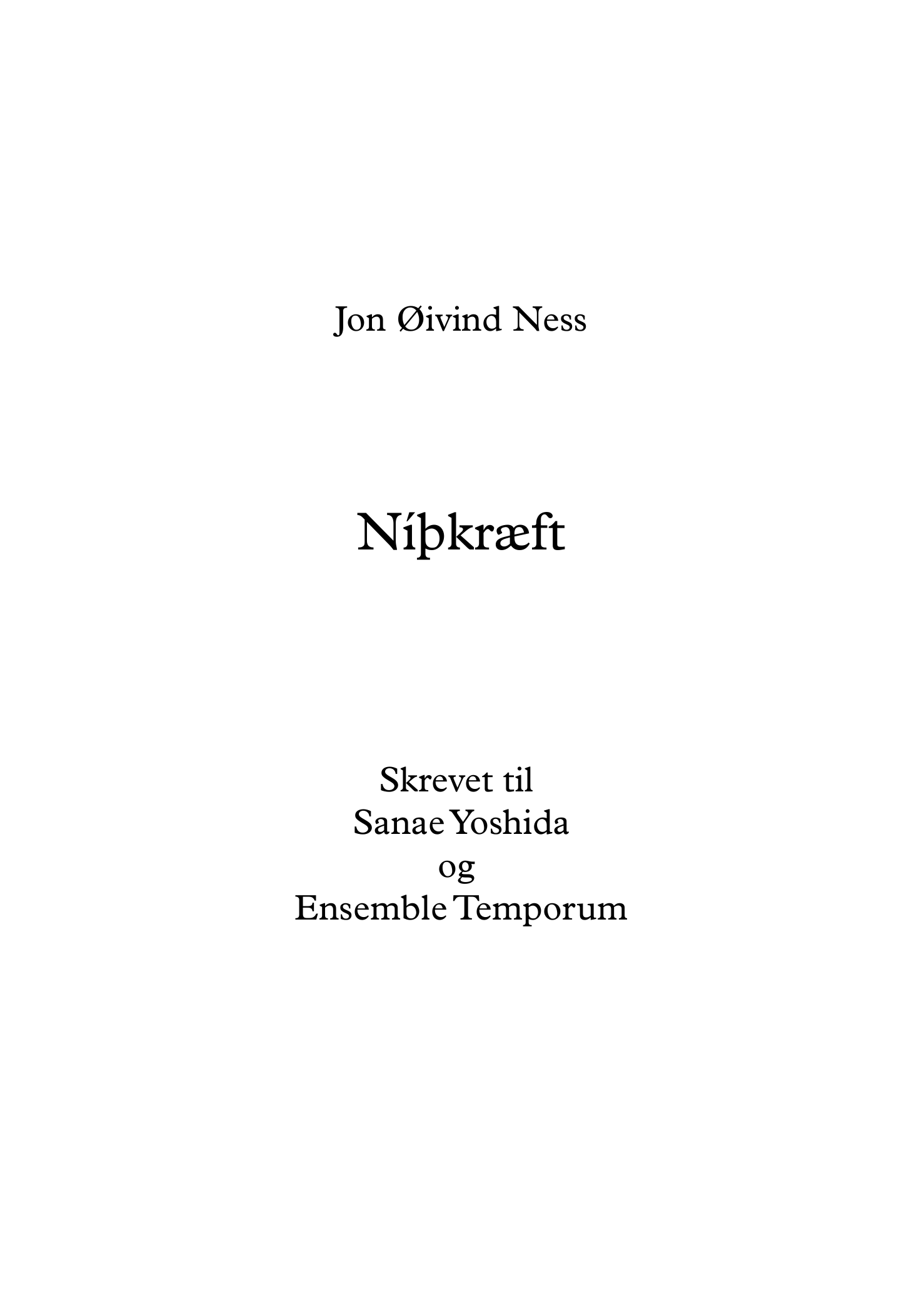 Nithkræft