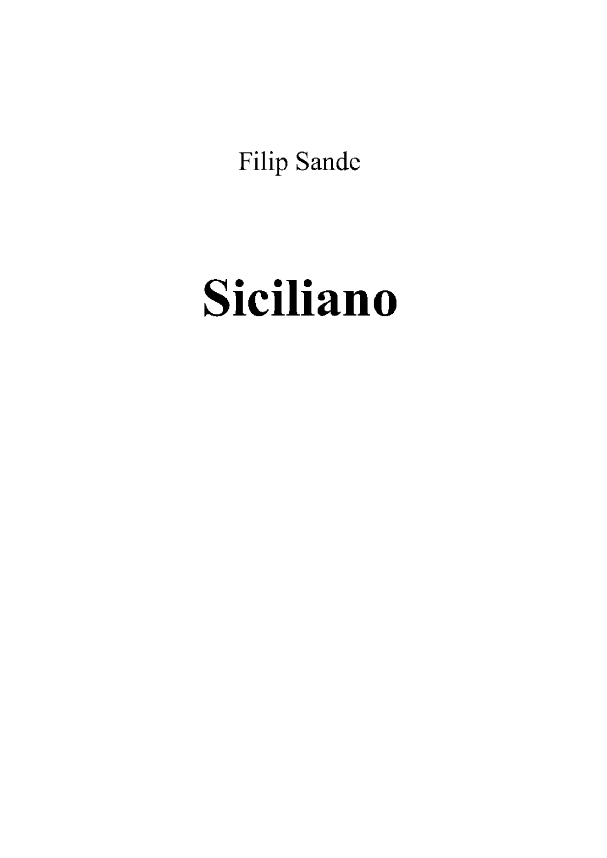 Siciliano