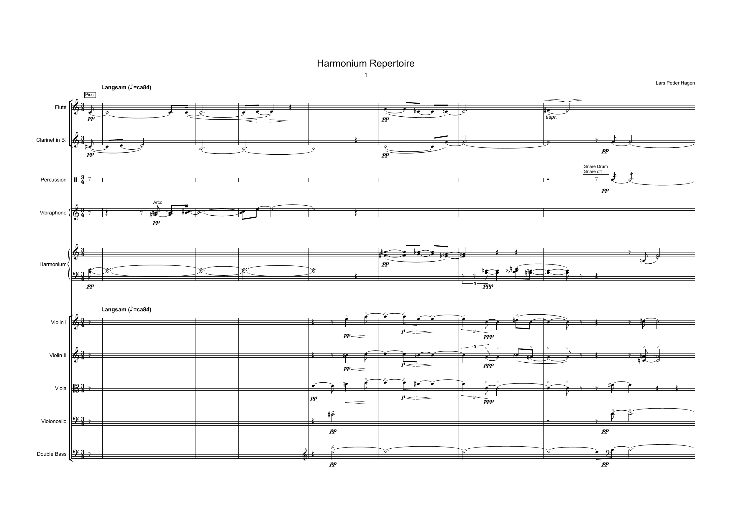 Harmonium Repertoire