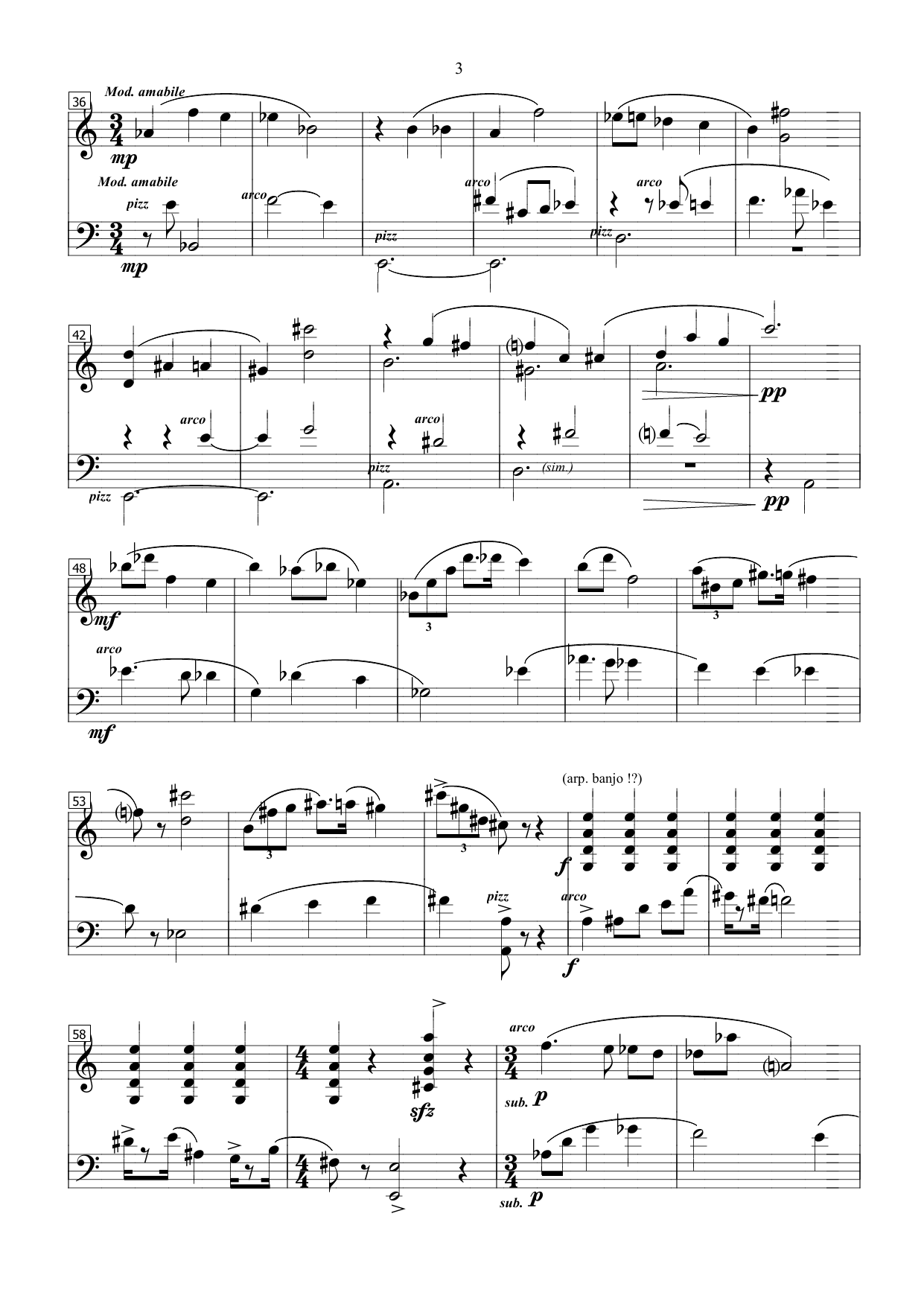 Gouache - For violin & double bass - Image 4