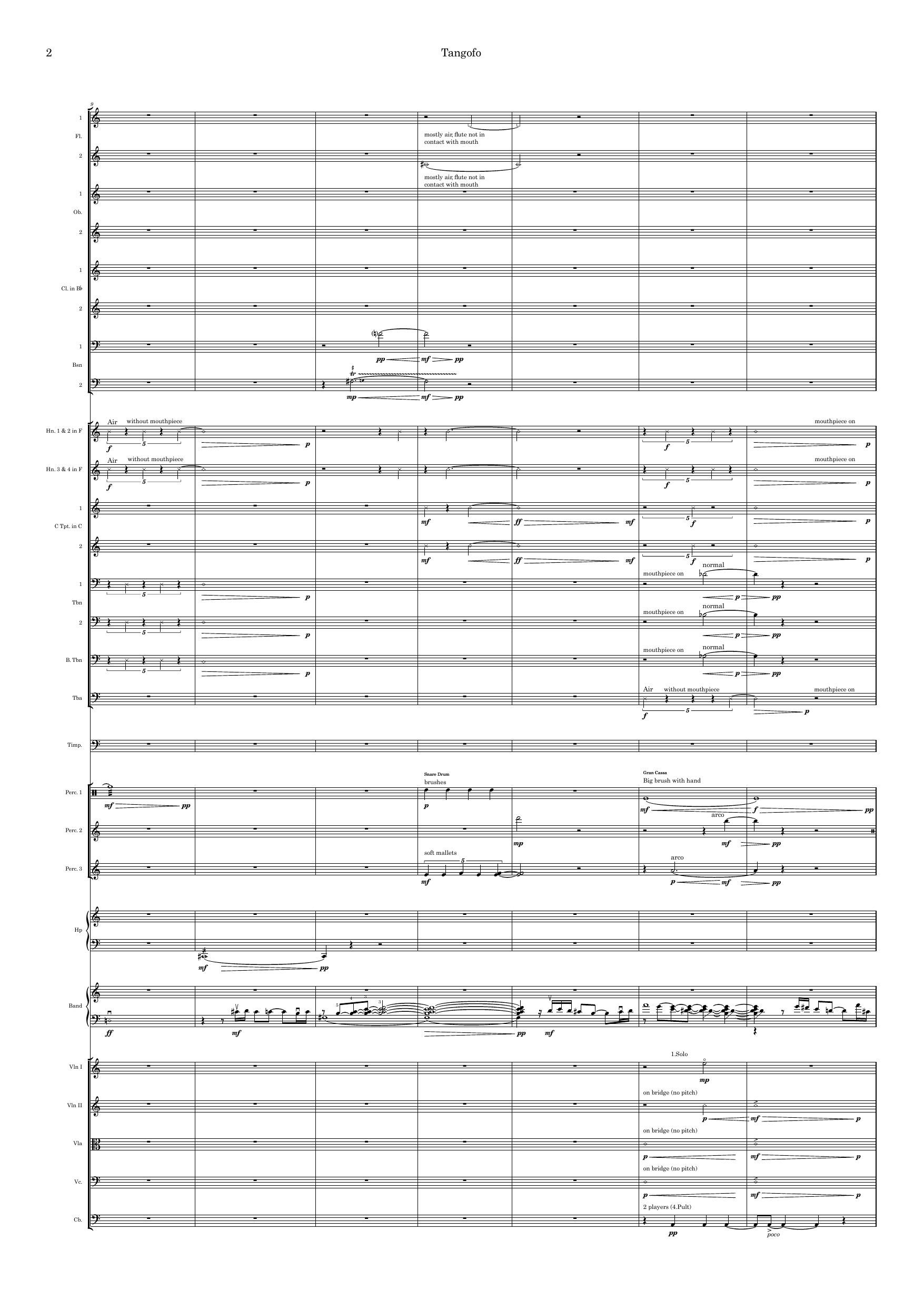 Tangofo for orkester og bandoneon solo - Bilde 2