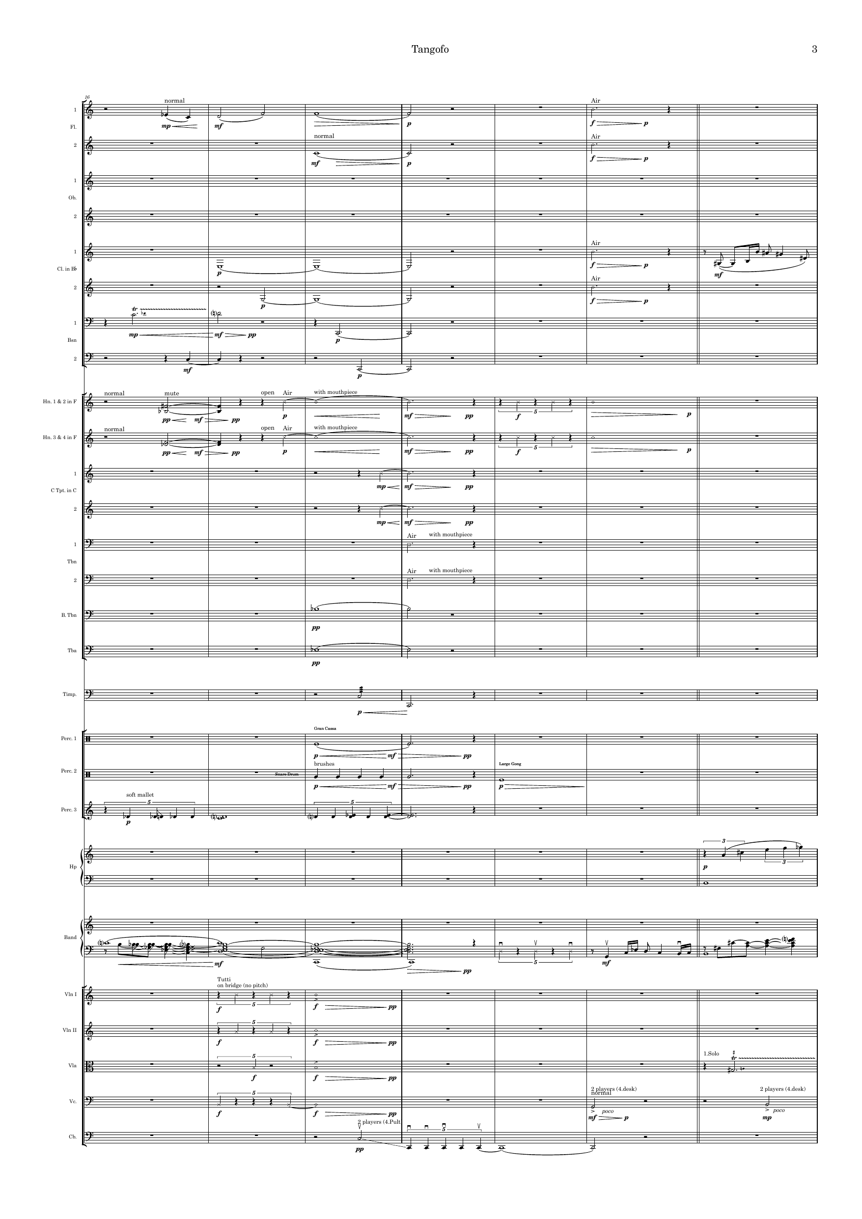 Tangofo for orkester og bandoneon solo - Bilde 3