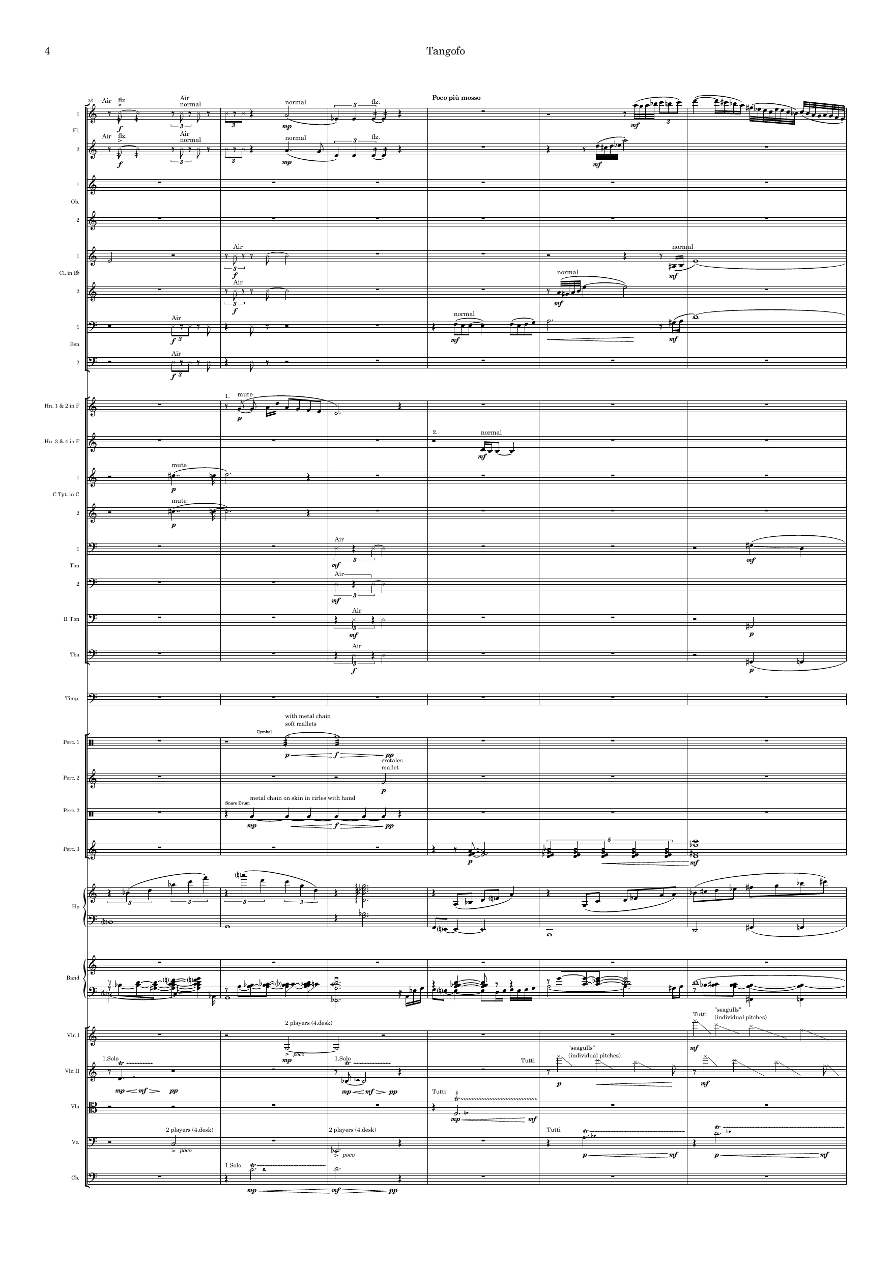 Tangofo for orkester og bandoneon solo - Bilde 4