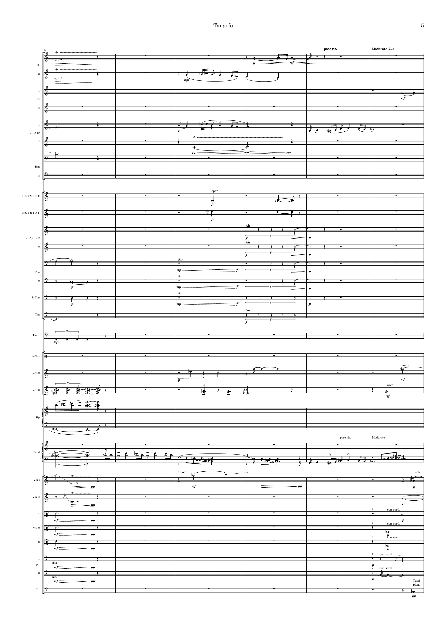 Tangofo for orkester og bandoneon solo - Bilde 5