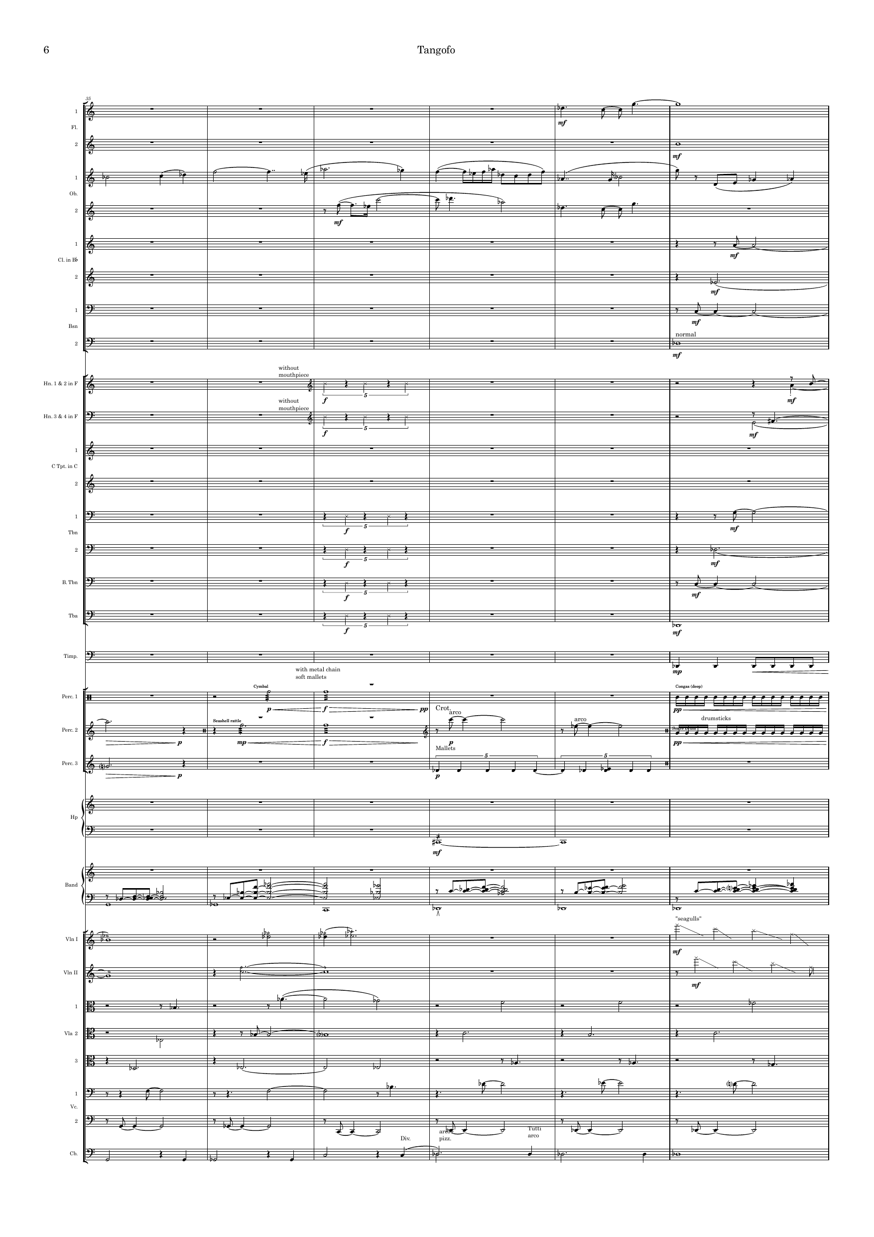 Tangofo for orkester og bandoneon solo - Bilde 6