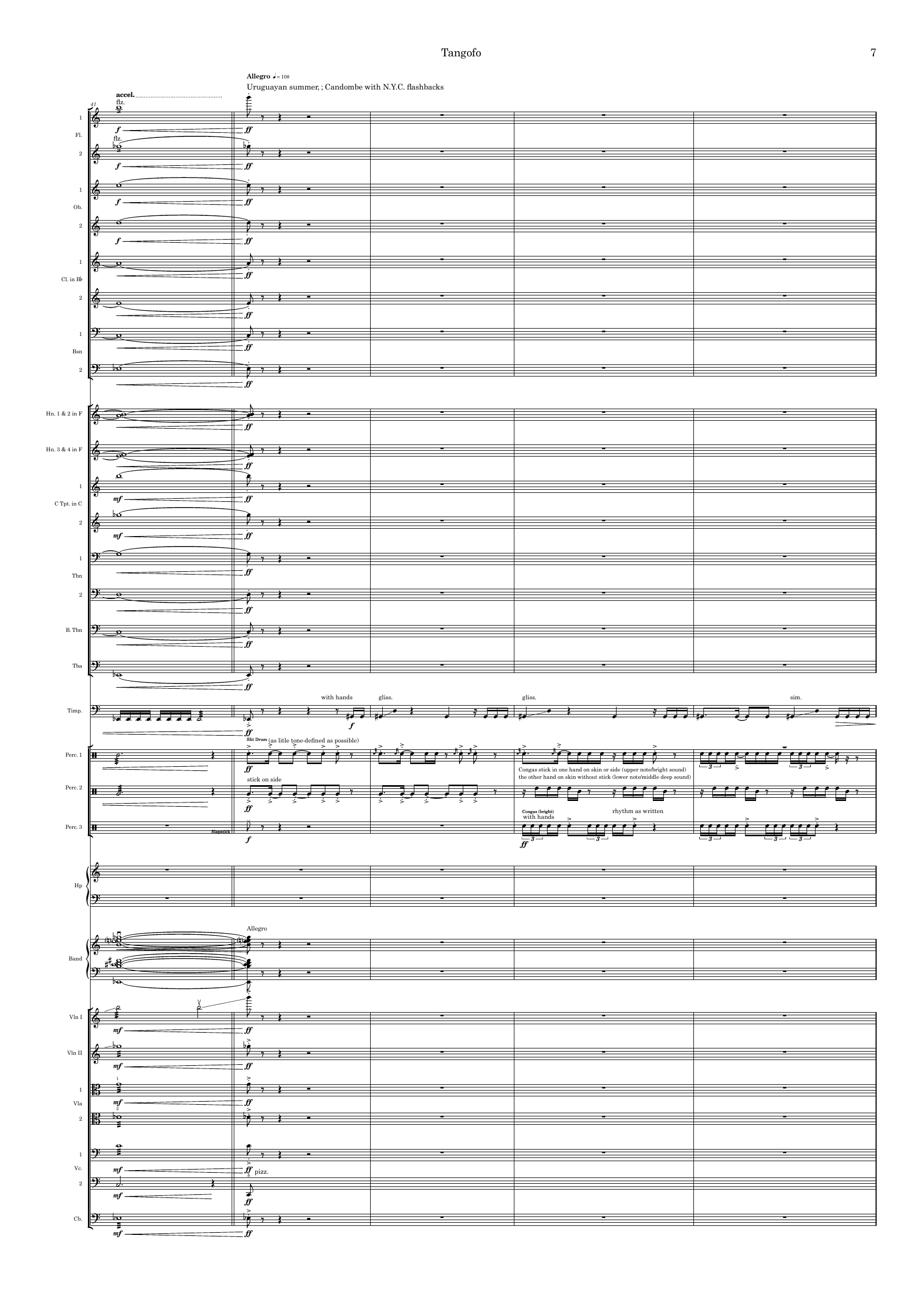 Tangofo for orkester og bandoneon solo - Bilde 7