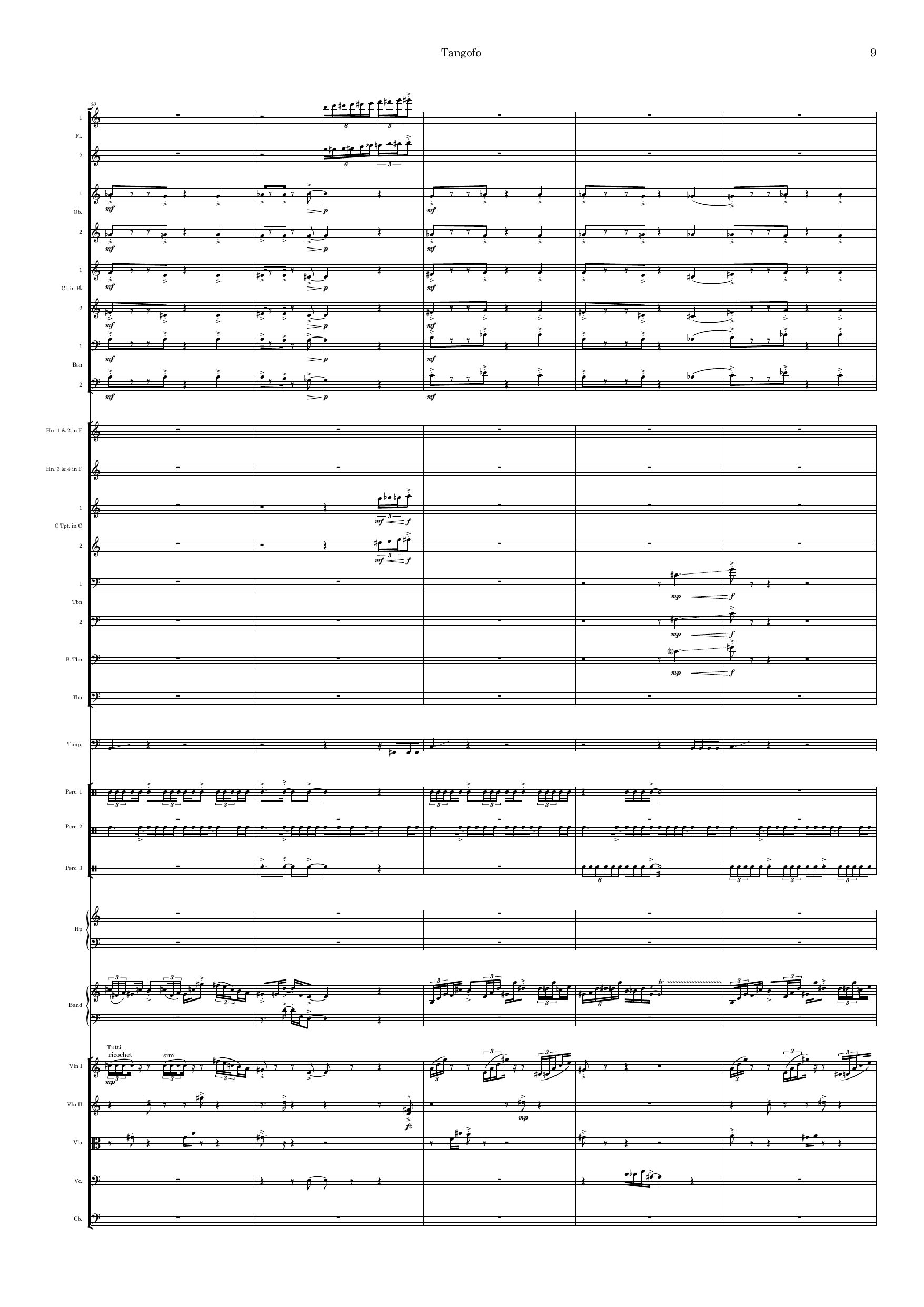 Tangofo for orkester og bandoneon solo - Bilde 9